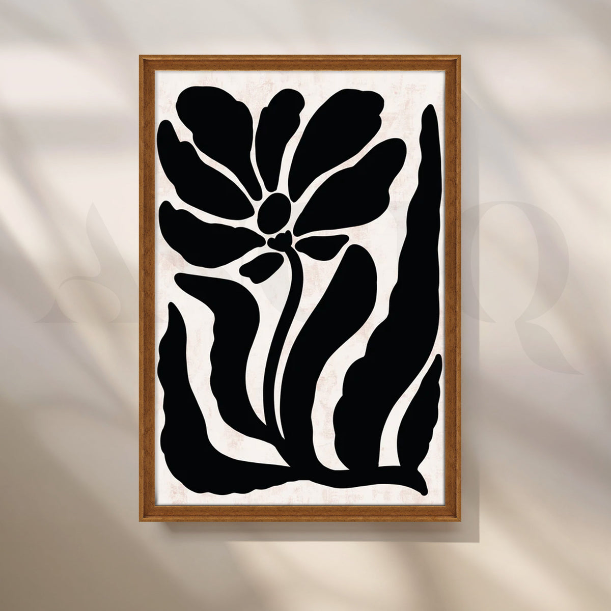 Midnight Bloom Canvas Painting for Modern Bedroom – Asha Art Studio – Image 6