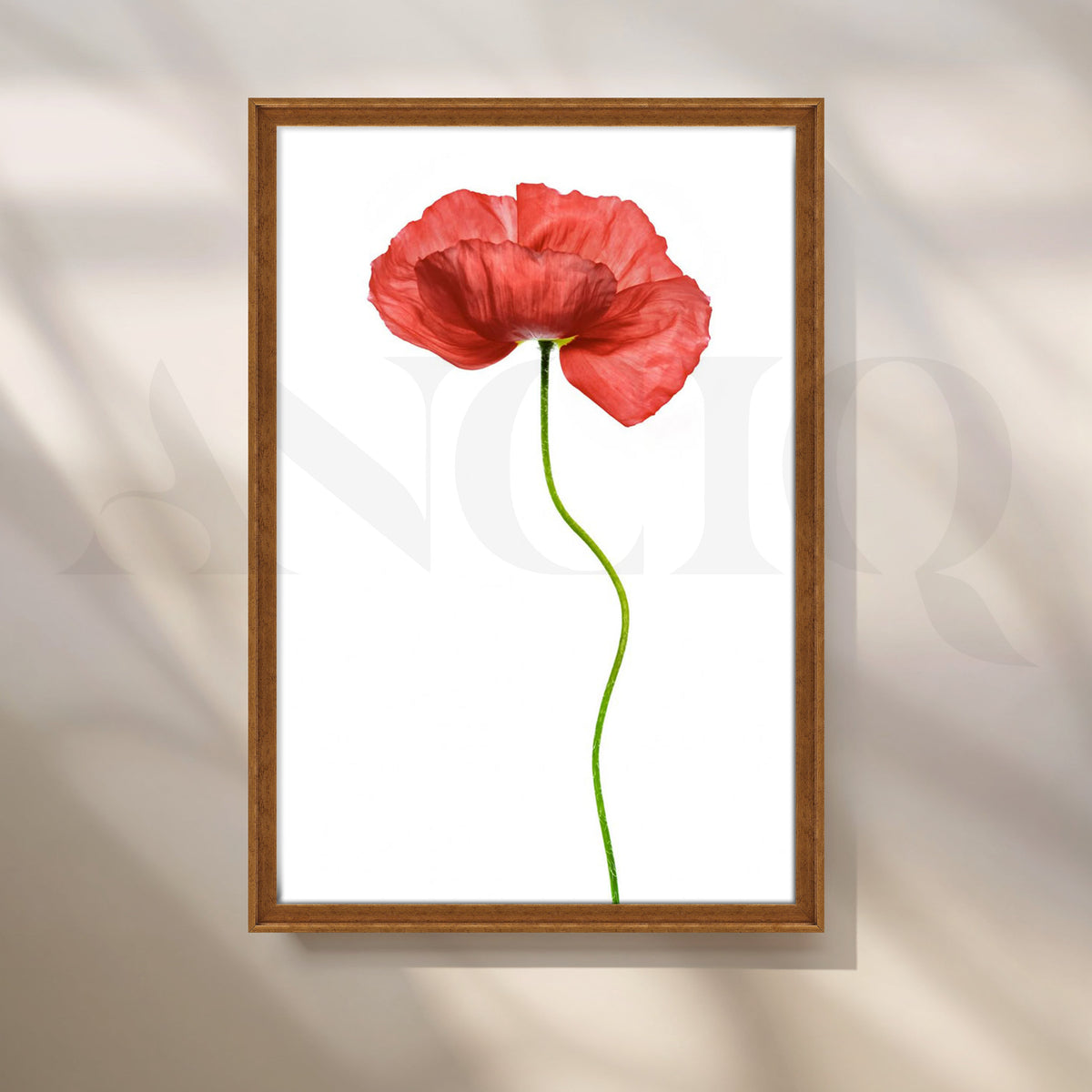 Scarlet Whisper Canvas Artwork – Asha Art Studio – Image 6