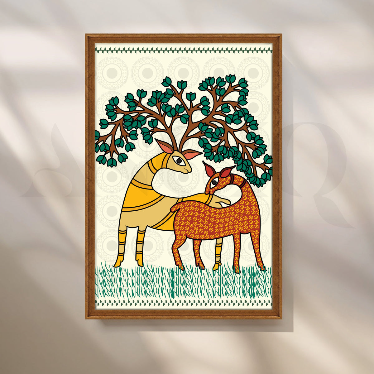 Under the Sacred Tree Canvas Artwork – Asha Art Studio – Image 6