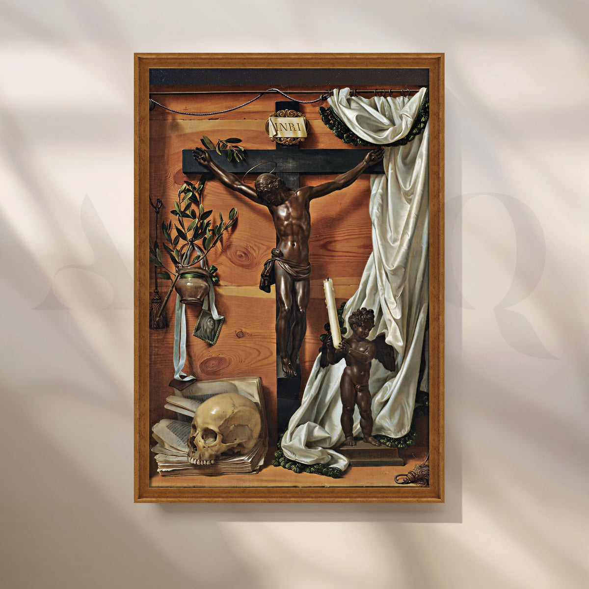 Crucifixion Symbolism Canvas Artwork – Asha Art Studio – Image 6