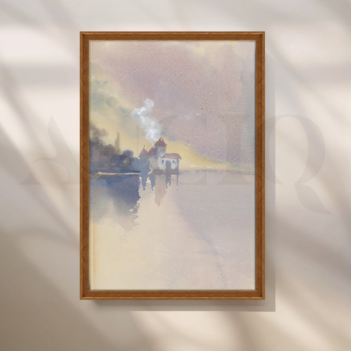 Misty Chapel Canvas Artwork – Asha Art Studio – Image 6