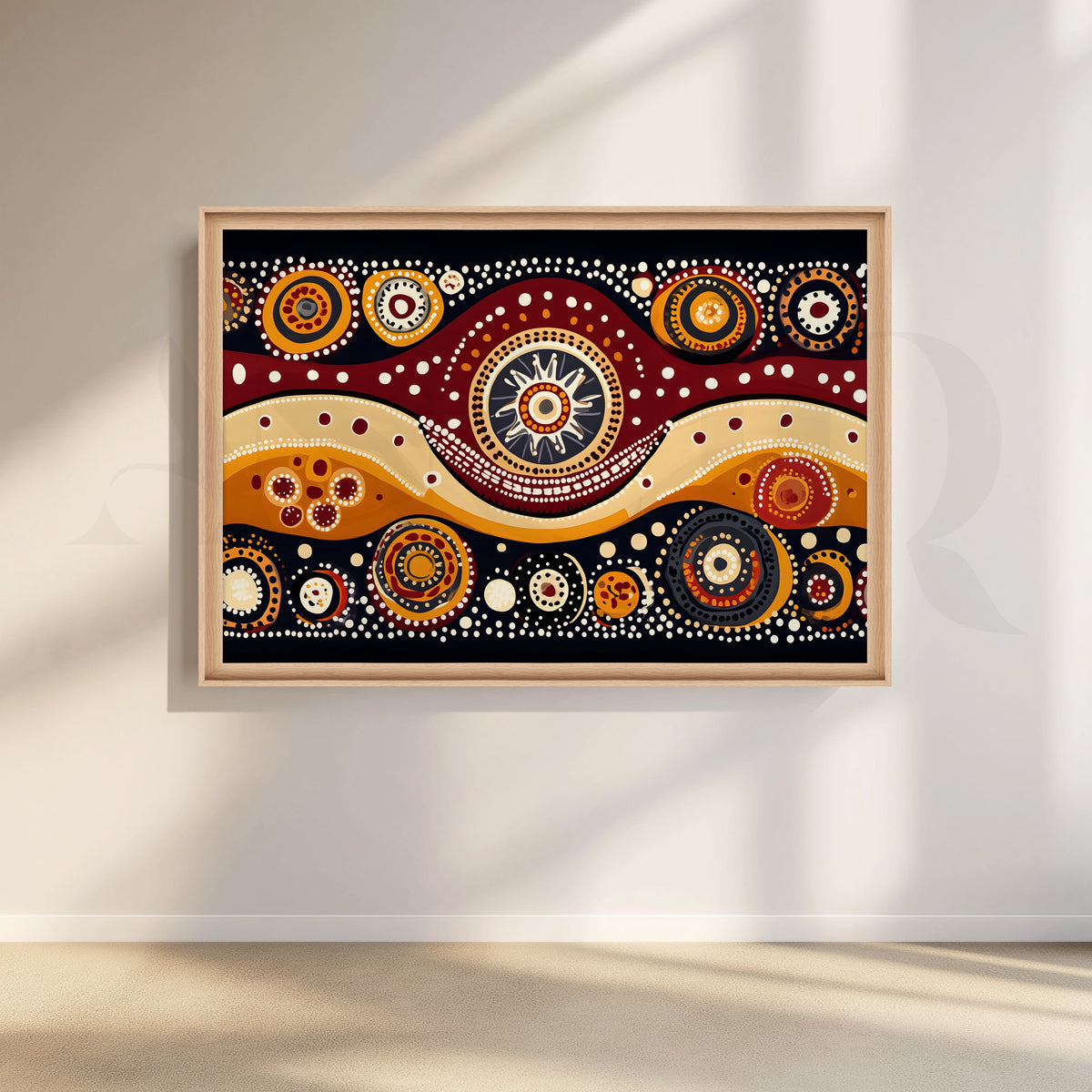 Solar Rhythms Canvas Artwork – Asha Art Studio – Image 5