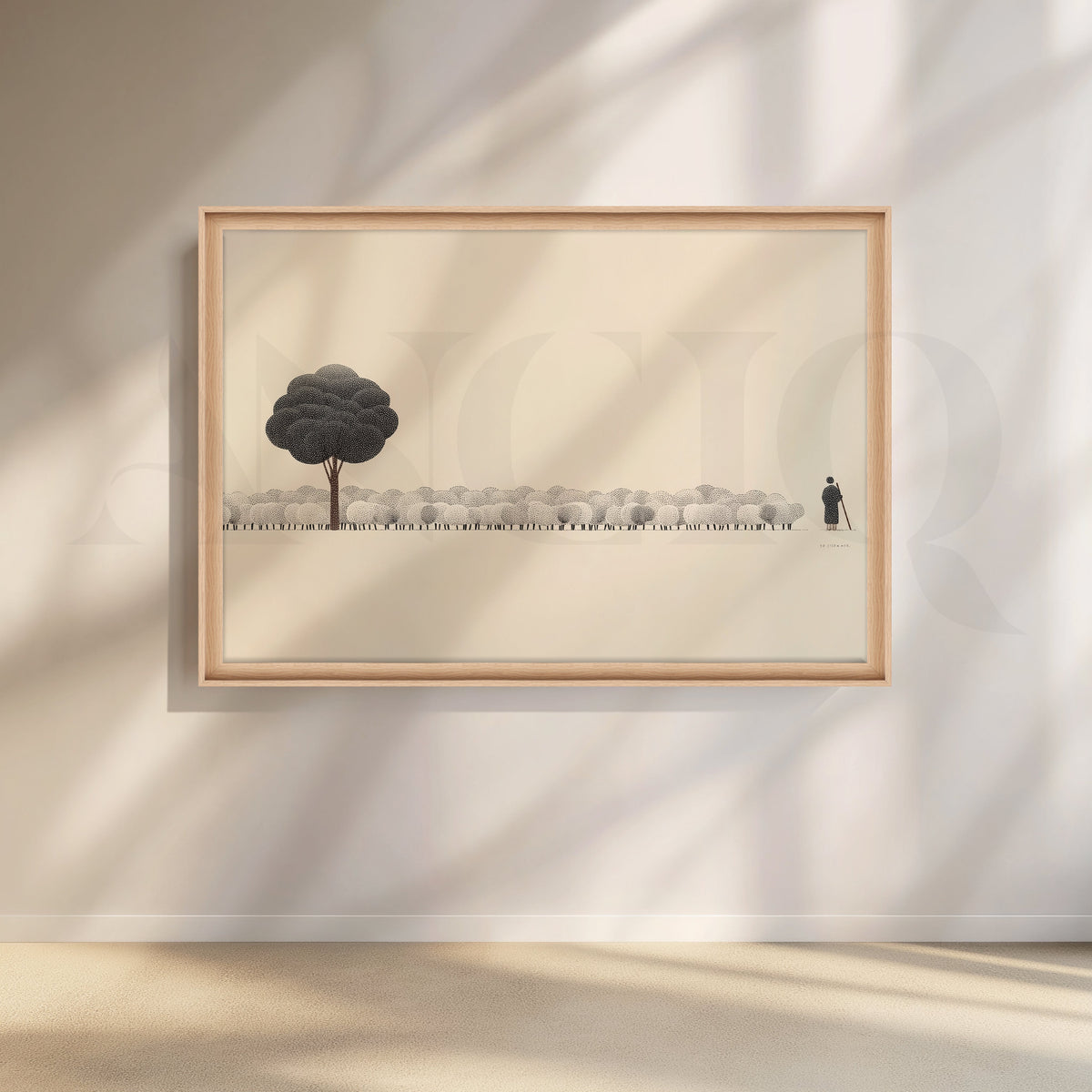 The Silent Shepherd Canvas Artwork – Asha Art Studio – Image 5
