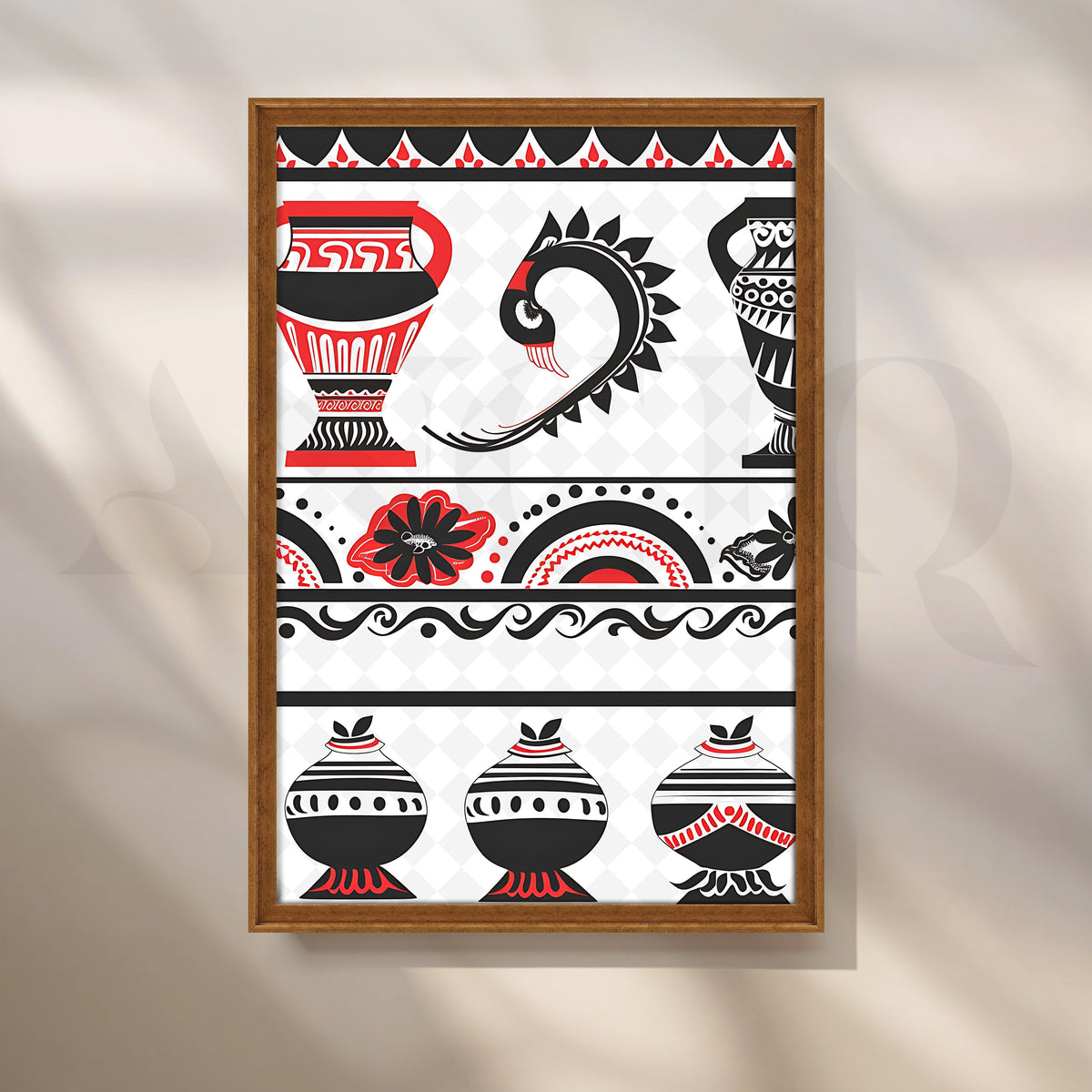 Earthen Heritage Canvas Artwork – Asha Art Studio – Image 6