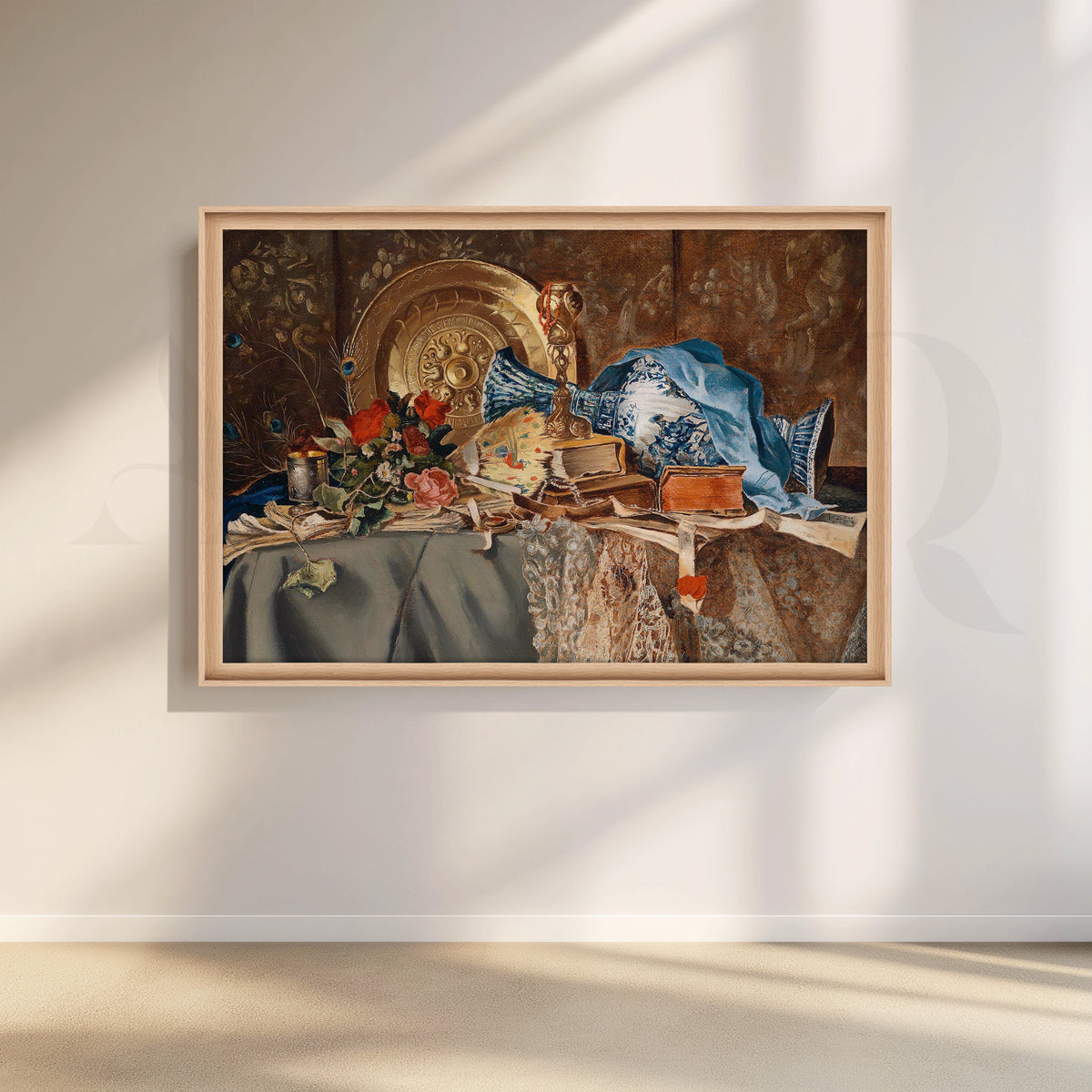 Victorian Opulence Still Life Canvas Artwork – Asha Art Studio – Image 5