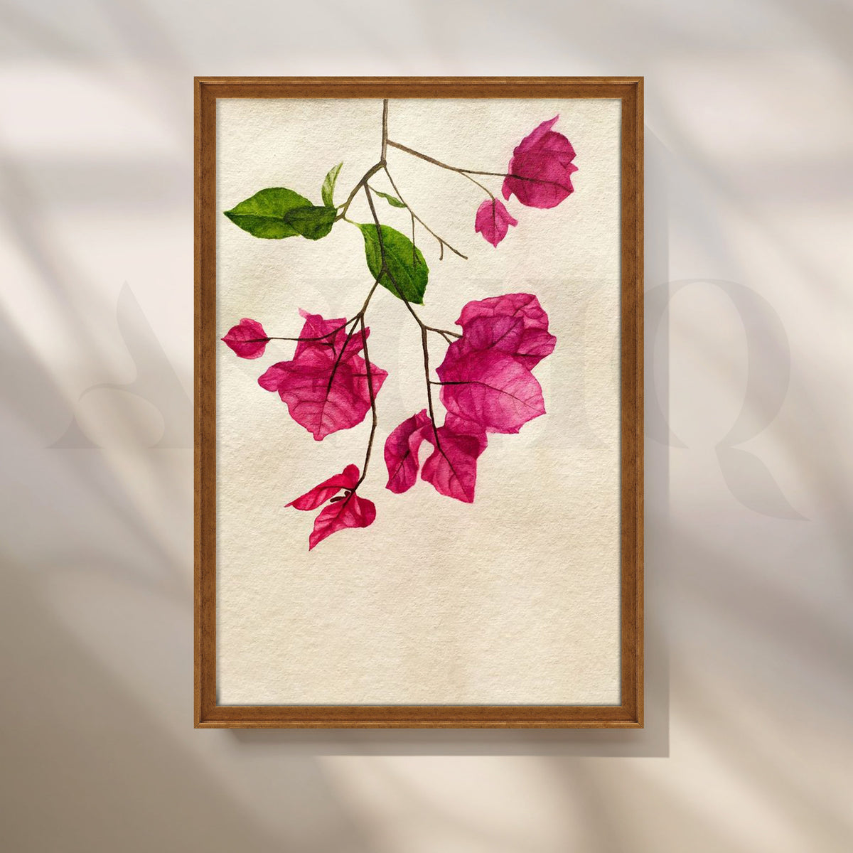 Tropical Bloom Canvas Artwork – Asha Art Studio – Image 6
