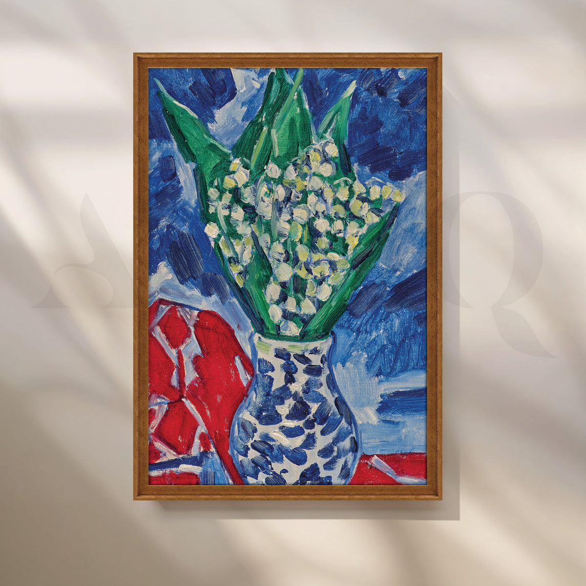 Lily Bloom Still Life Canvas Artwork – Asha Art Studio – Image 6