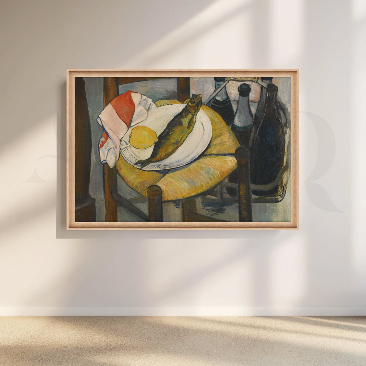 Fish and Lemon Still Life Canvas Artwork – Asha Art Studio – Image 5