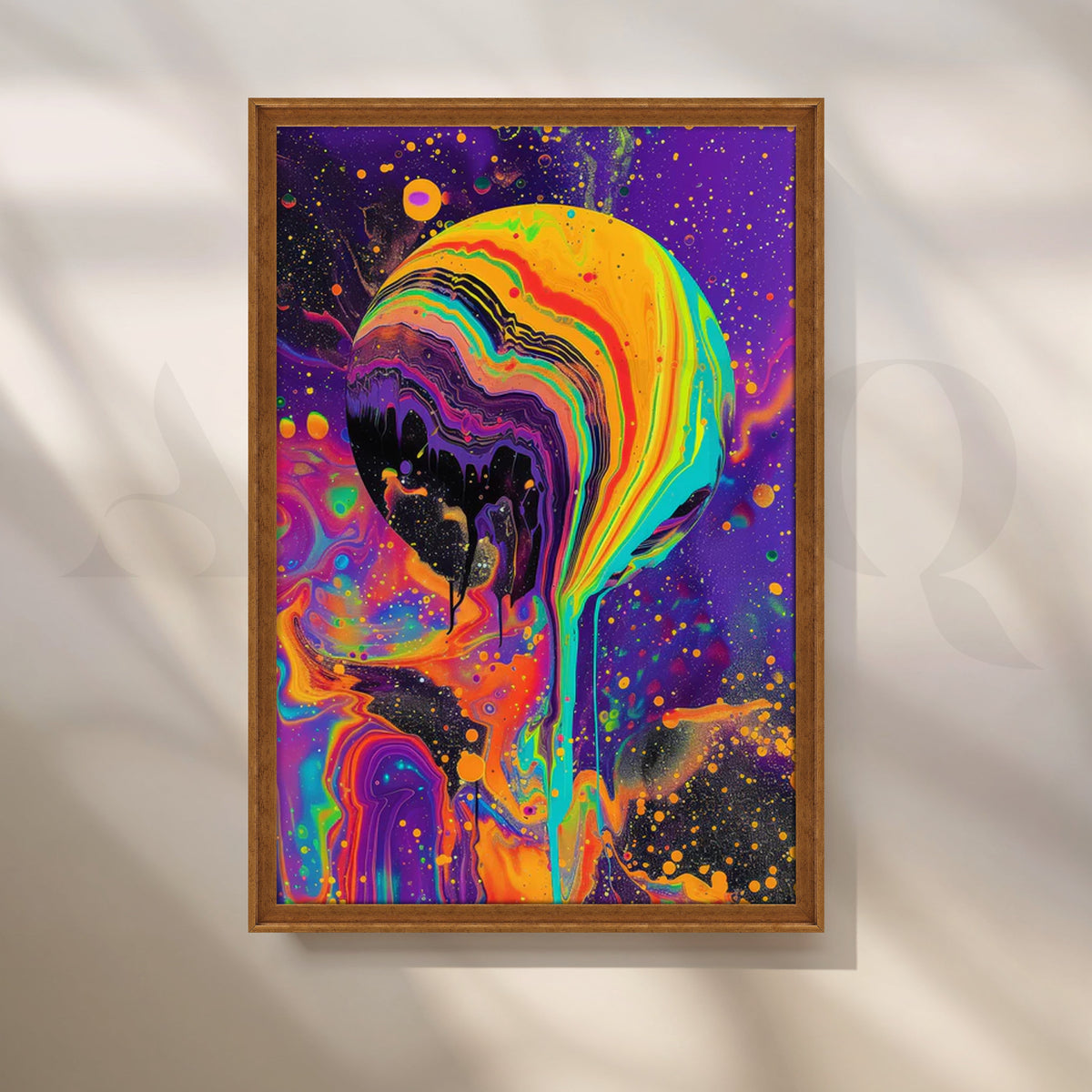 Solar Melt Canvas Painting for Media Room – Asha Art Studio – Image 6