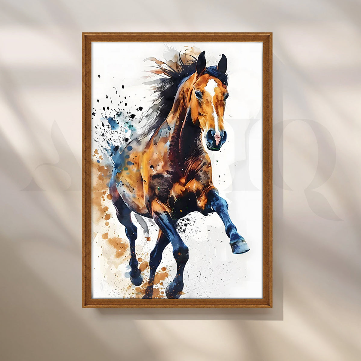 Galloping Freedom Horse Canvas Artwork – Asha Art Studio – Image 6