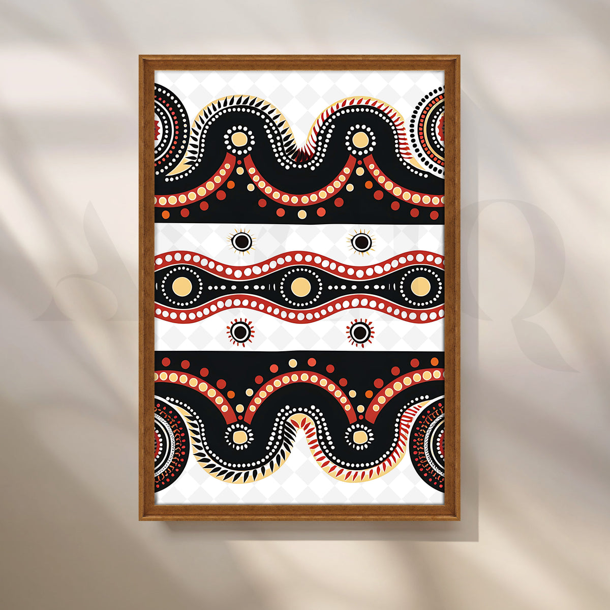 Rhythmic Waves Canvas Artwork – Asha Art Studio – Image 6