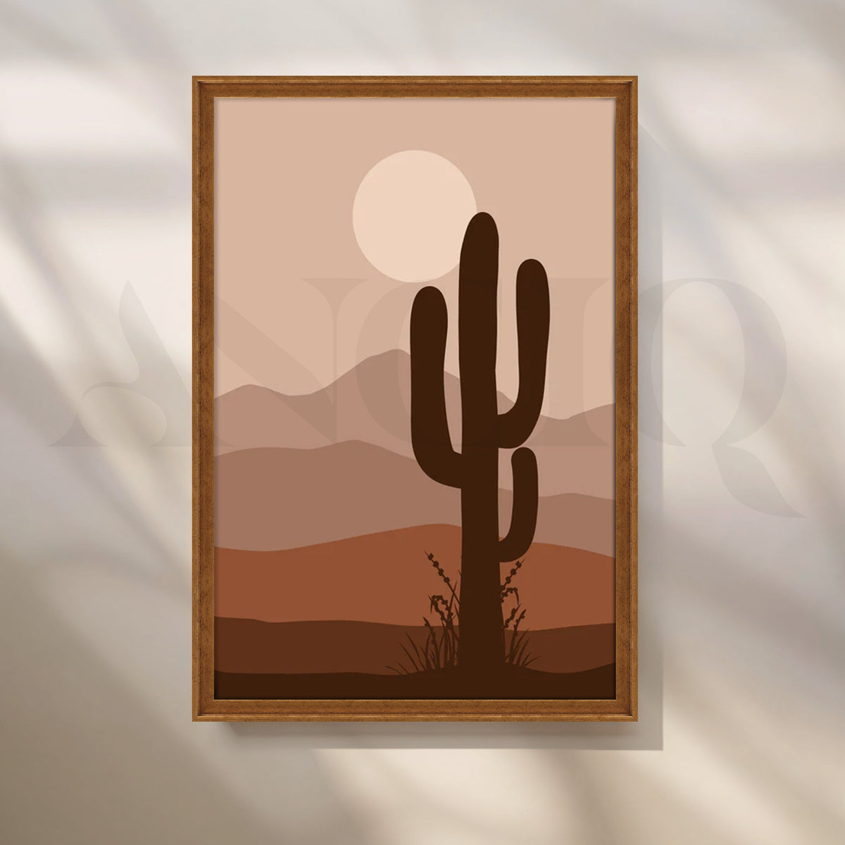 Desert Solace Canvas Painting for Southwestern Living Room – Asha Art Studio – Image 6