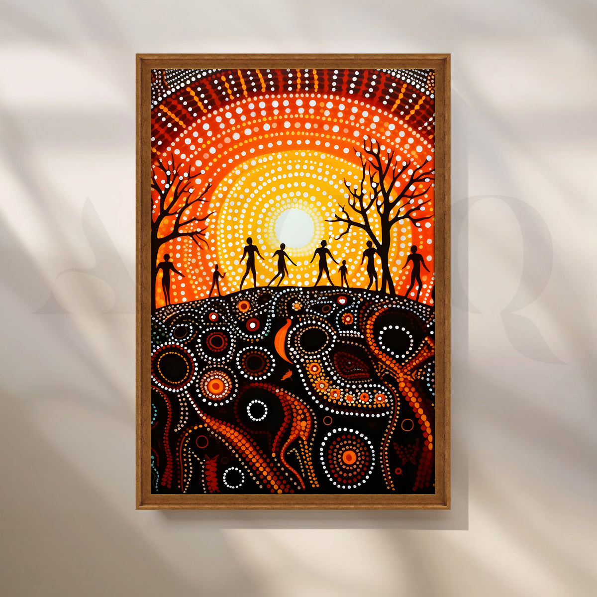 Sunset Spirits Canvas Artwork – Asha Art Studio – Image 6