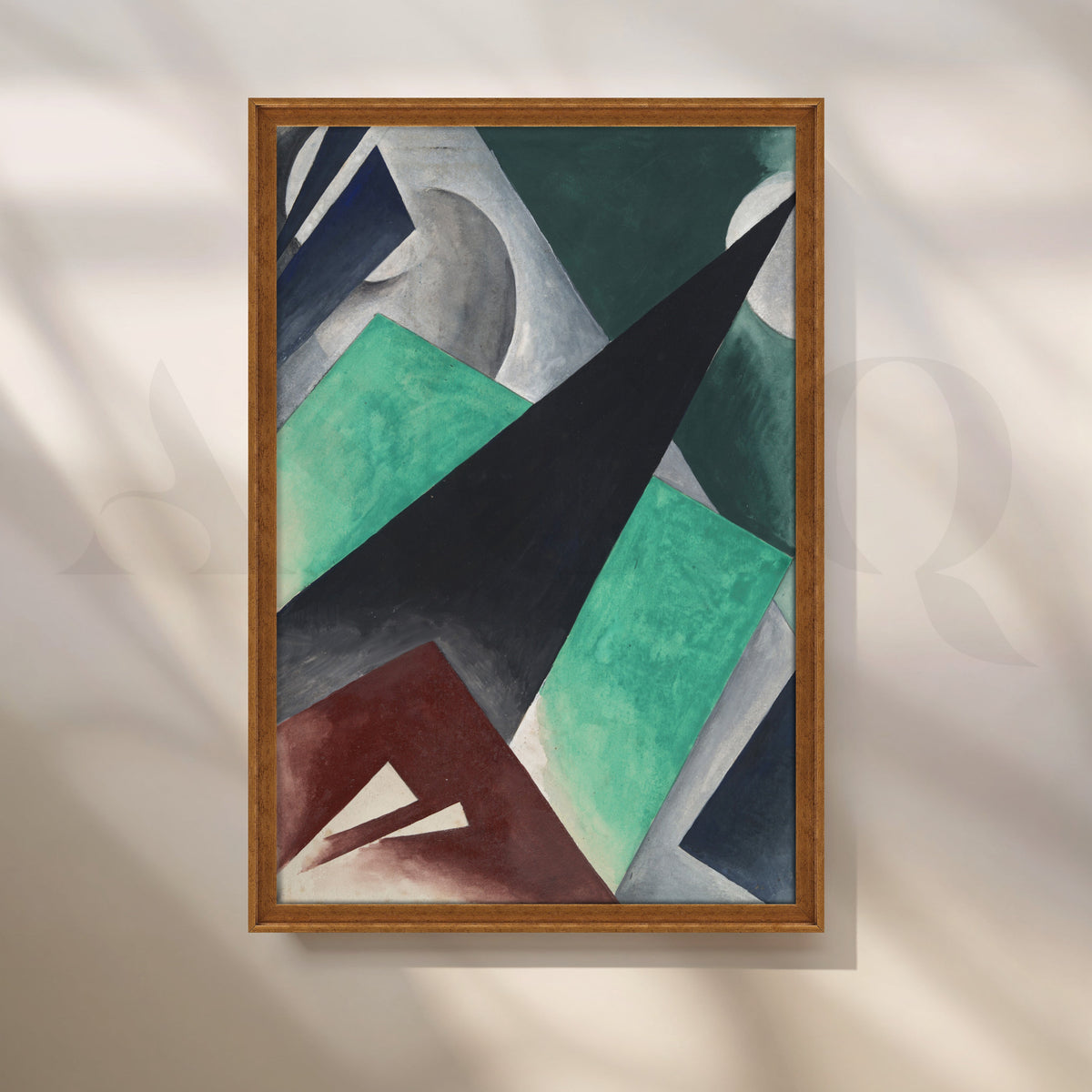Midnight Geometry Canvas Artwork – Asha Art Studio – Image 6