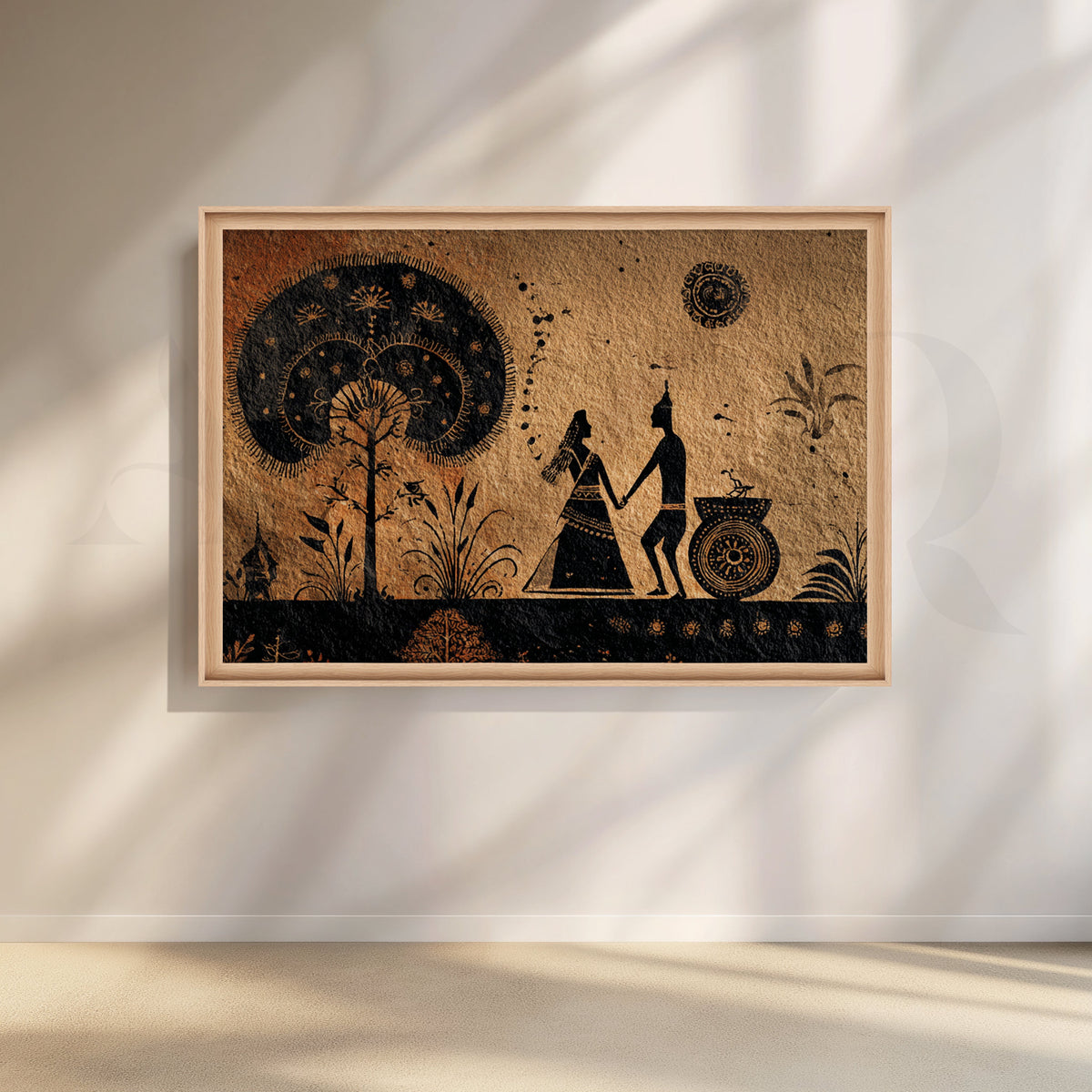 Rustic Rituals Canvas Artwork – Asha Art Studio – Image 5