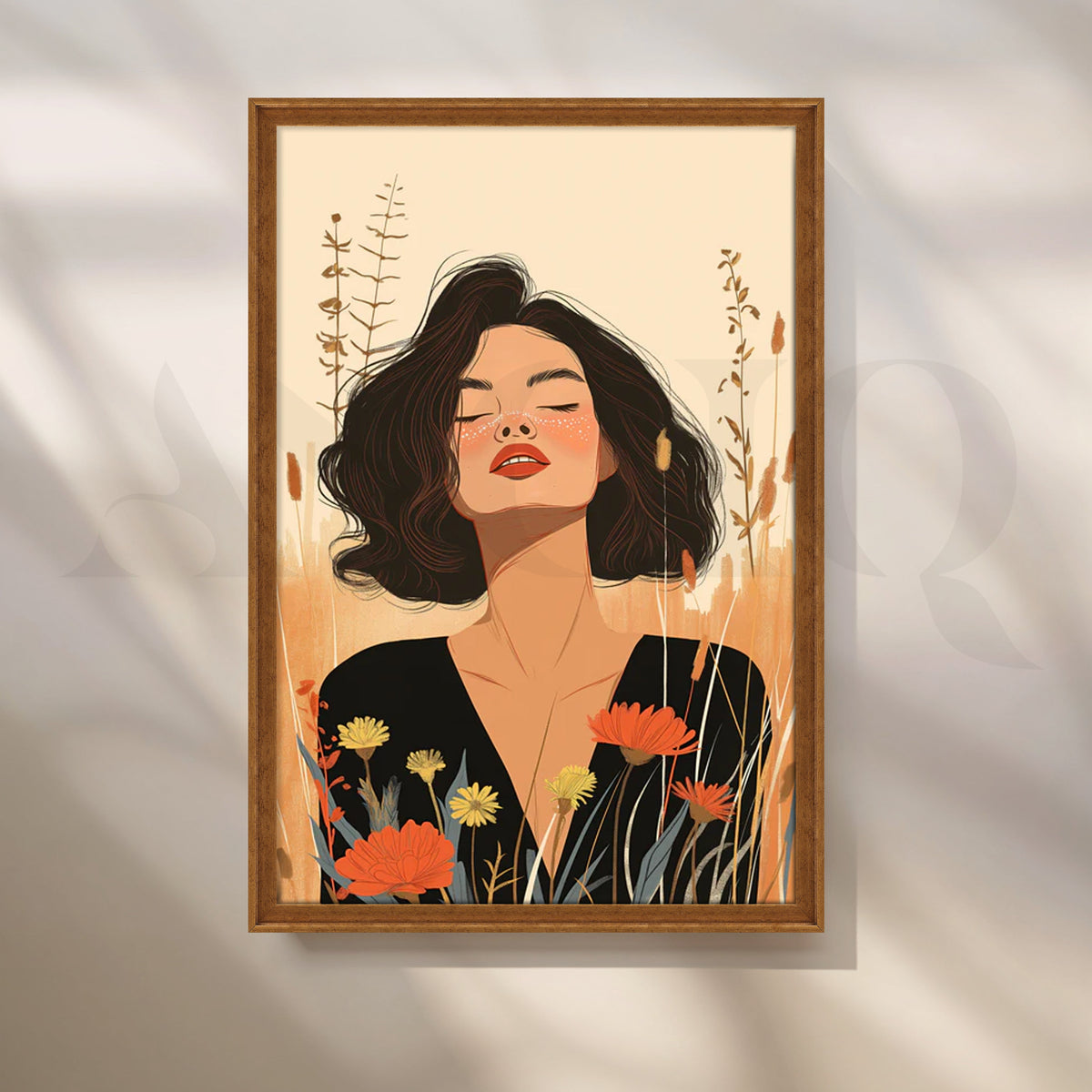 Field of Daydreams Canvas Painting for Living Room – Asha Art Studio – Image 6