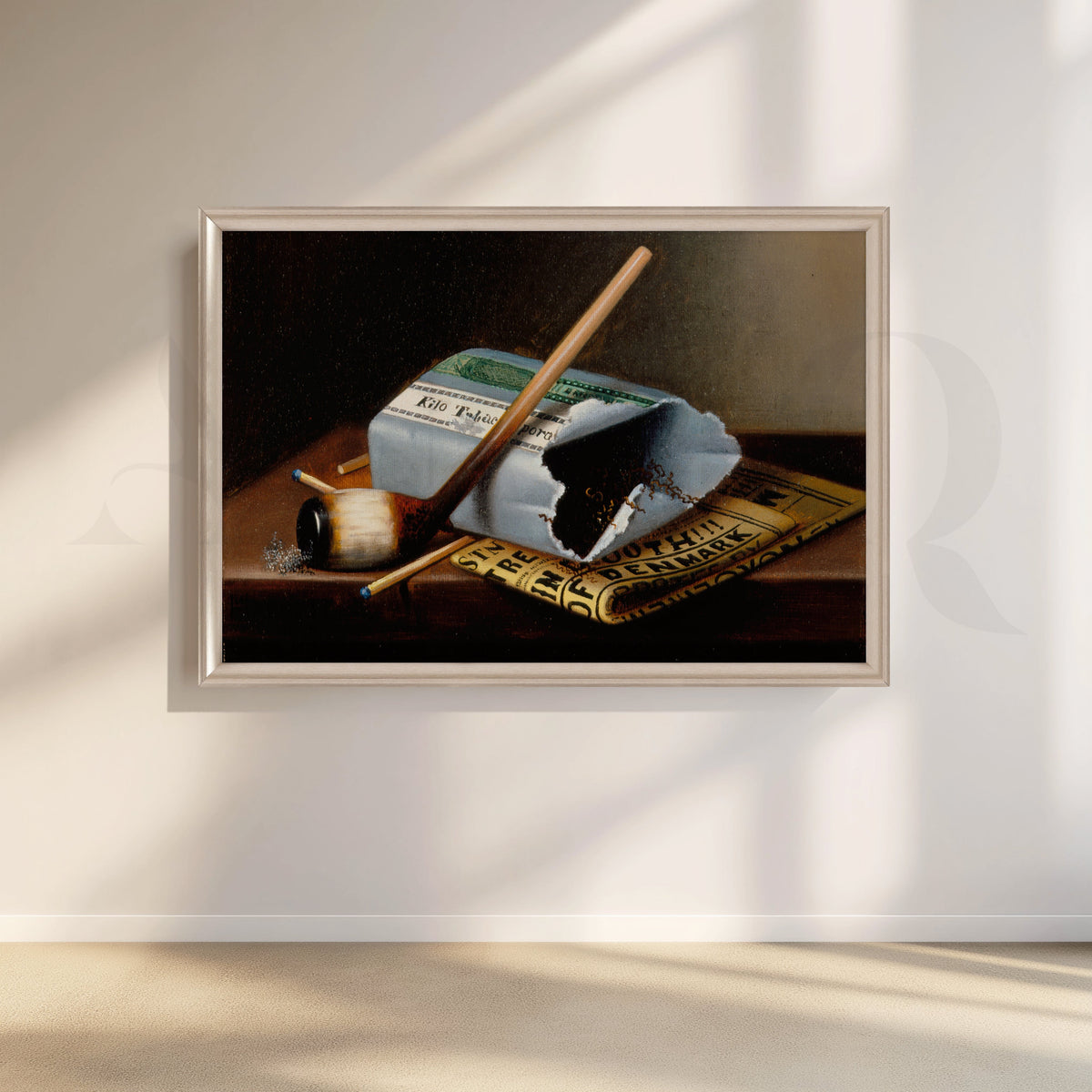 Tobacco Still Life Canvas Artwork – Asha Art Studio – Image 4