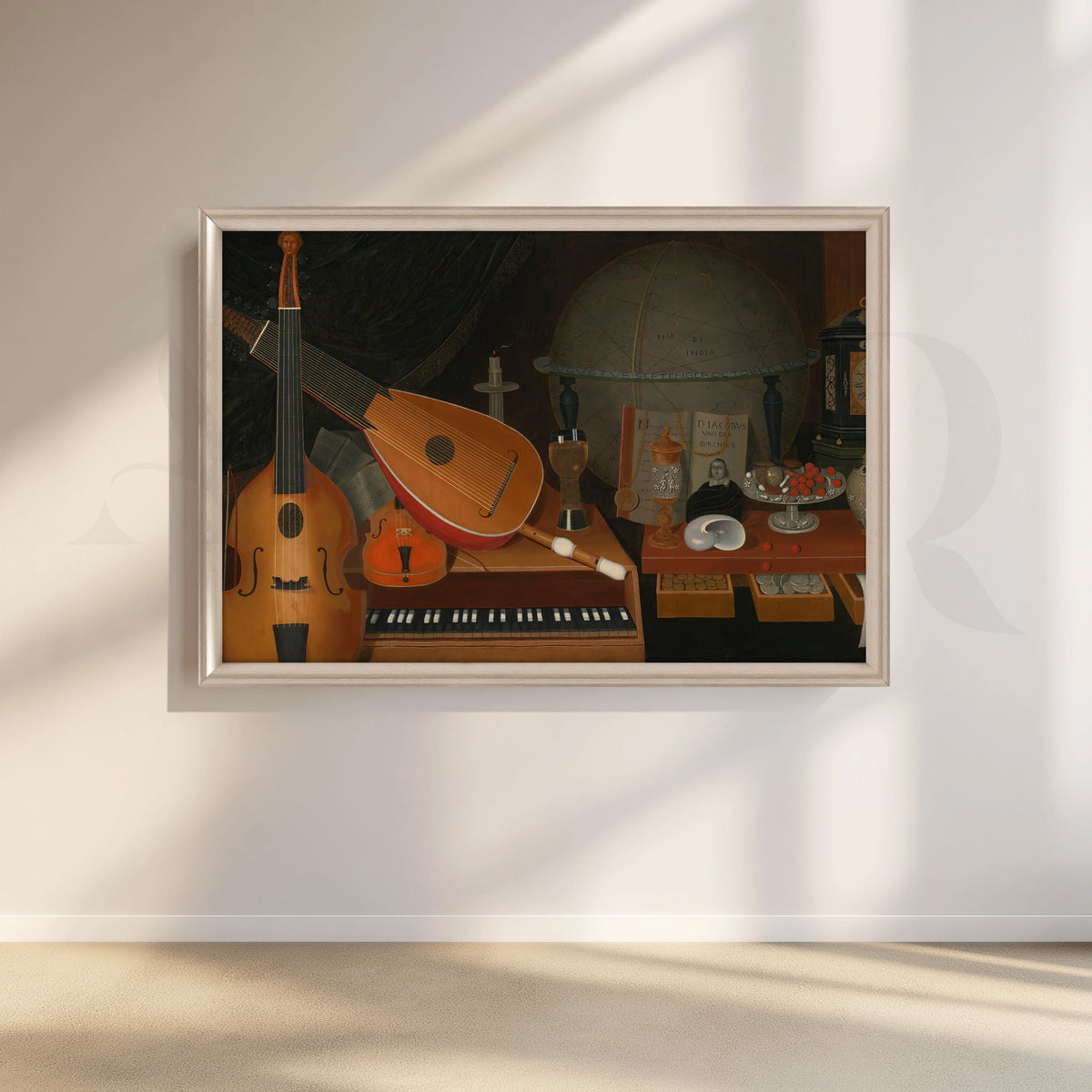 Musical Instruments Still Life Canvas Artwork – Asha Art Studio – Image 4