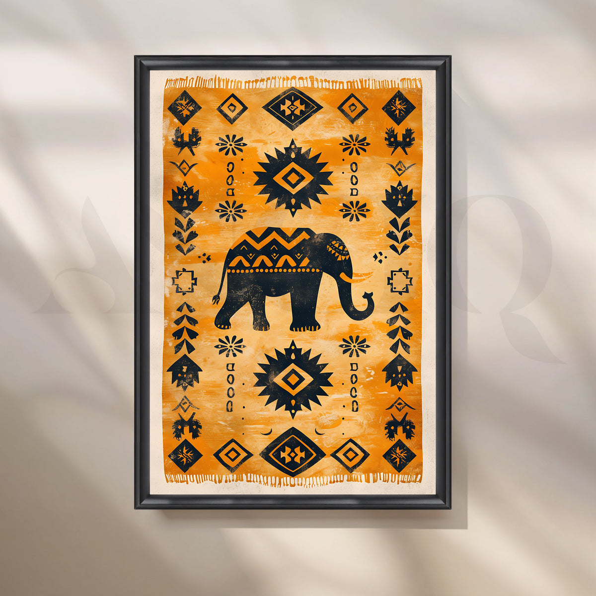 Majestic Elephant Canvas Artwork – Asha Art Studio – Image 3