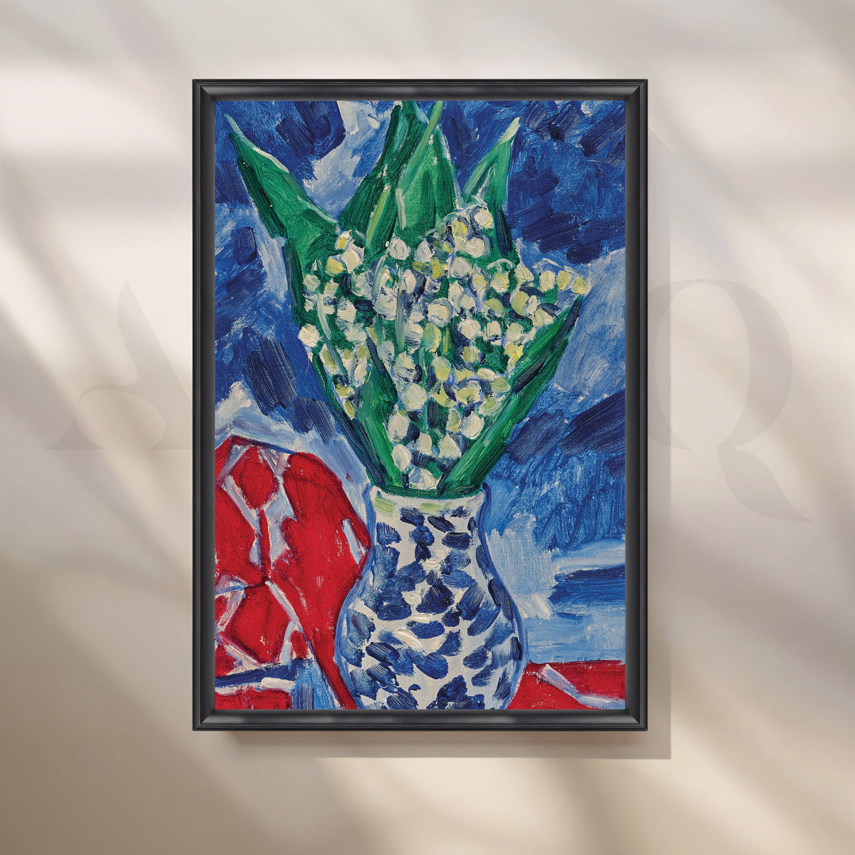 Lily Bloom Still Life Canvas Artwork – Asha Art Studio – Image 3