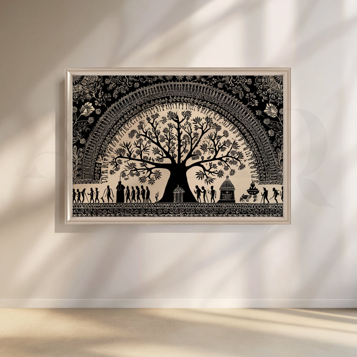 Life Mandala Canvas Artwork – Asha Art Studio – Image 4