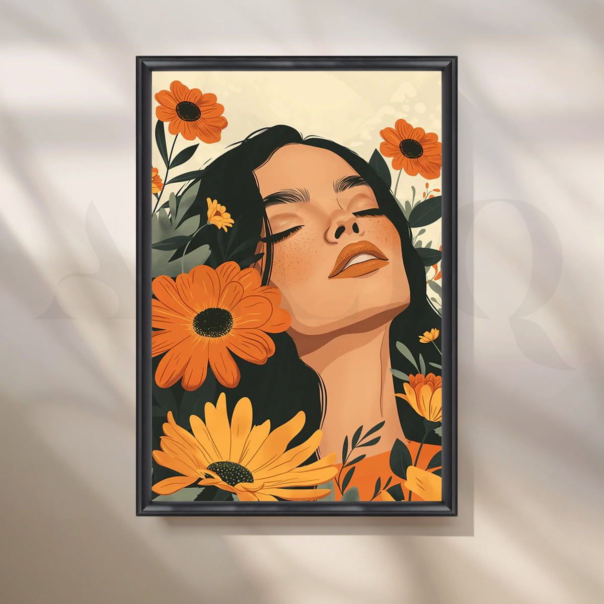 Blooming Reverie Canvas Artwork – Asha Art Studio – Image 3