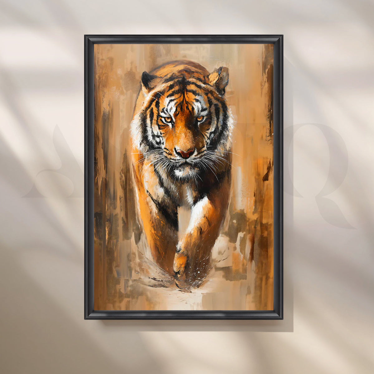 Charge of the Tiger Canvas Artwork – Asha Art Studio – Image 3