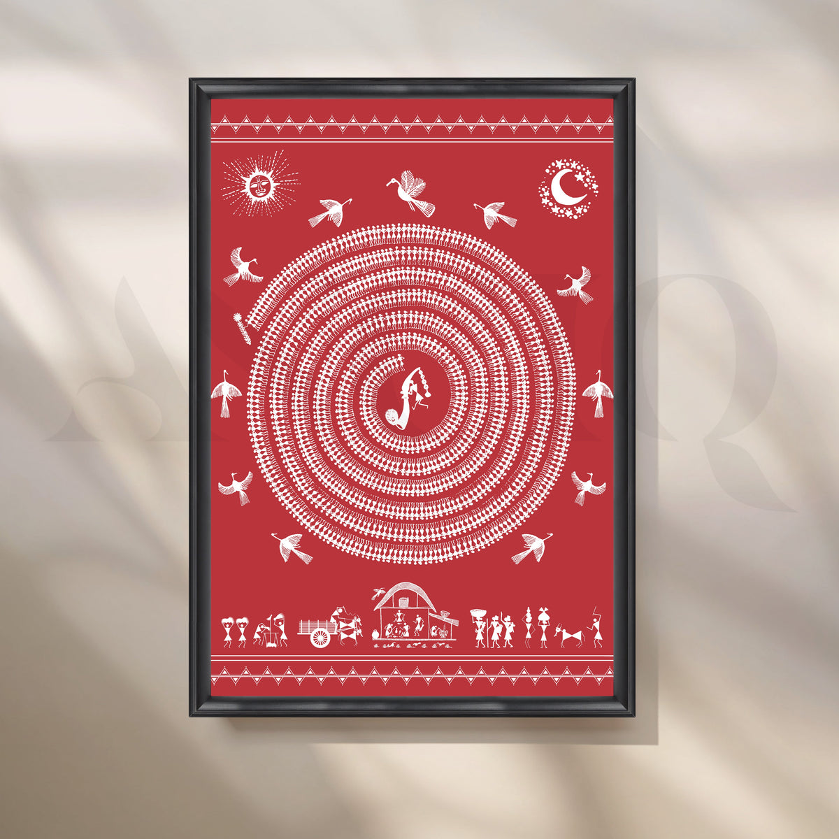 Circle of Life Canvas Artwork – Asha Art Studio – Image 3