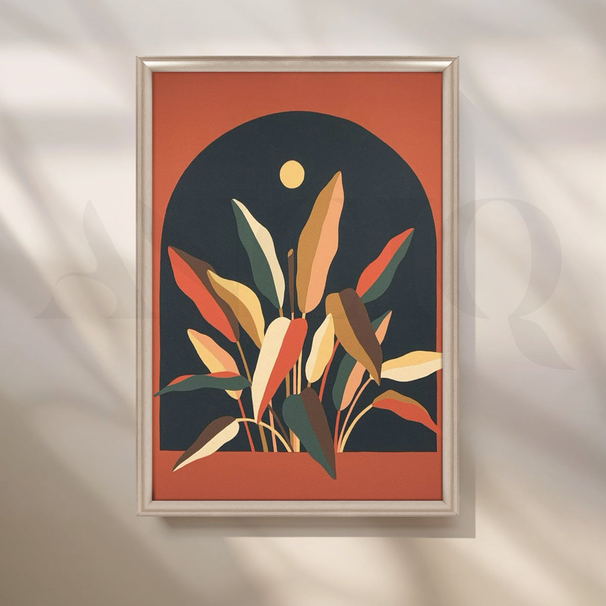 Tropical Arch Canvas Artwork – Asha Art Studio – Image 4