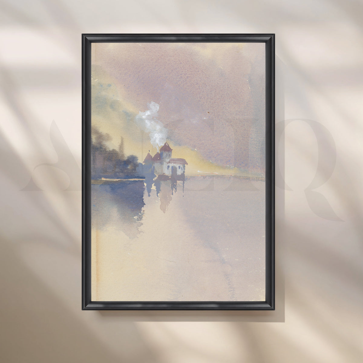 Misty Chapel Canvas Artwork – Asha Art Studio – Image 3