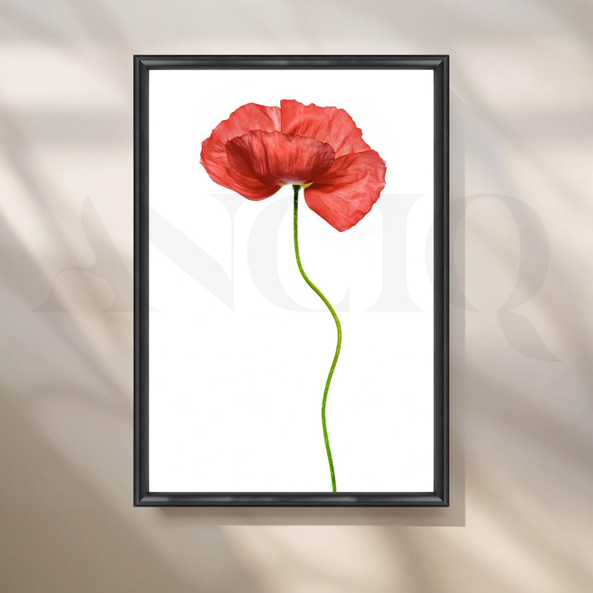 Scarlet Whisper Canvas Artwork – Asha Art Studio – Image 3