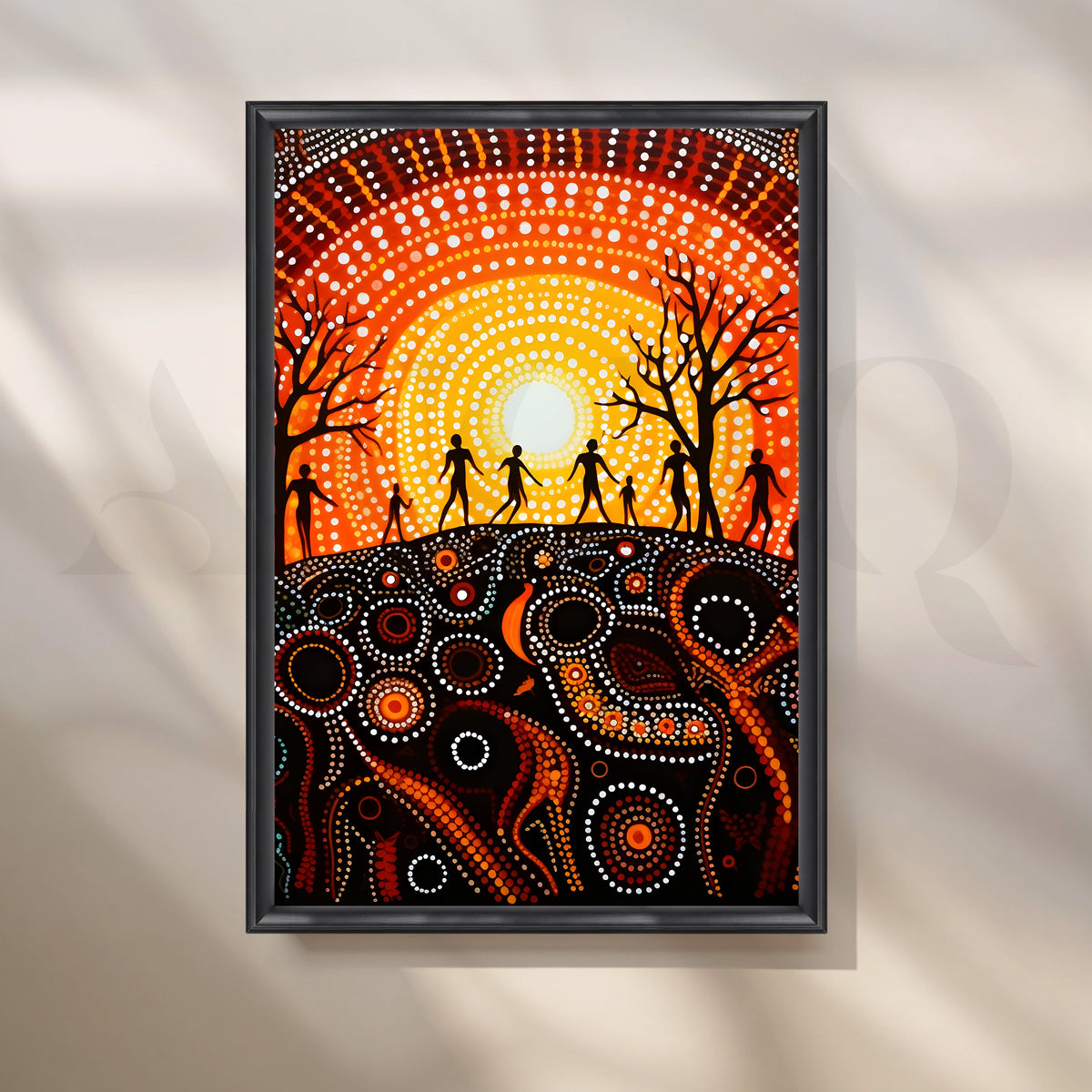 Sunset Spirits Canvas Artwork – Asha Art Studio – Image 3