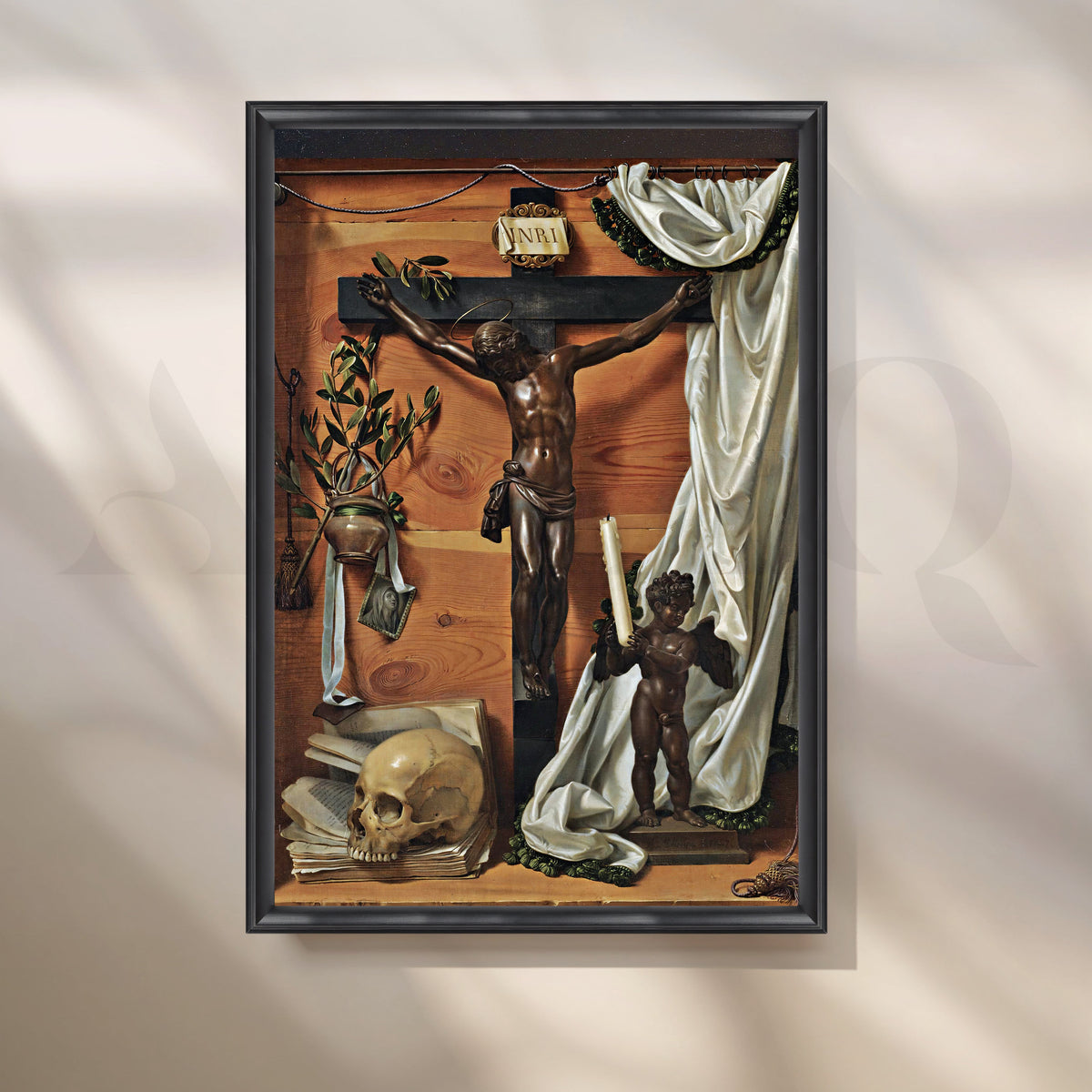 Crucifixion Symbolism Canvas Artwork – Asha Art Studio – Image 3