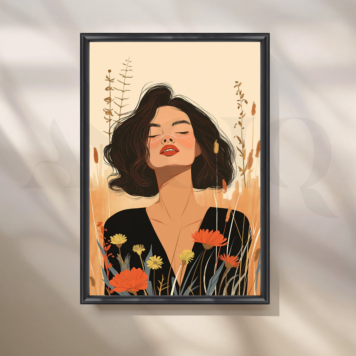 Field of Daydreams Canvas Painting for Living Room – Asha Art Studio – Image 3