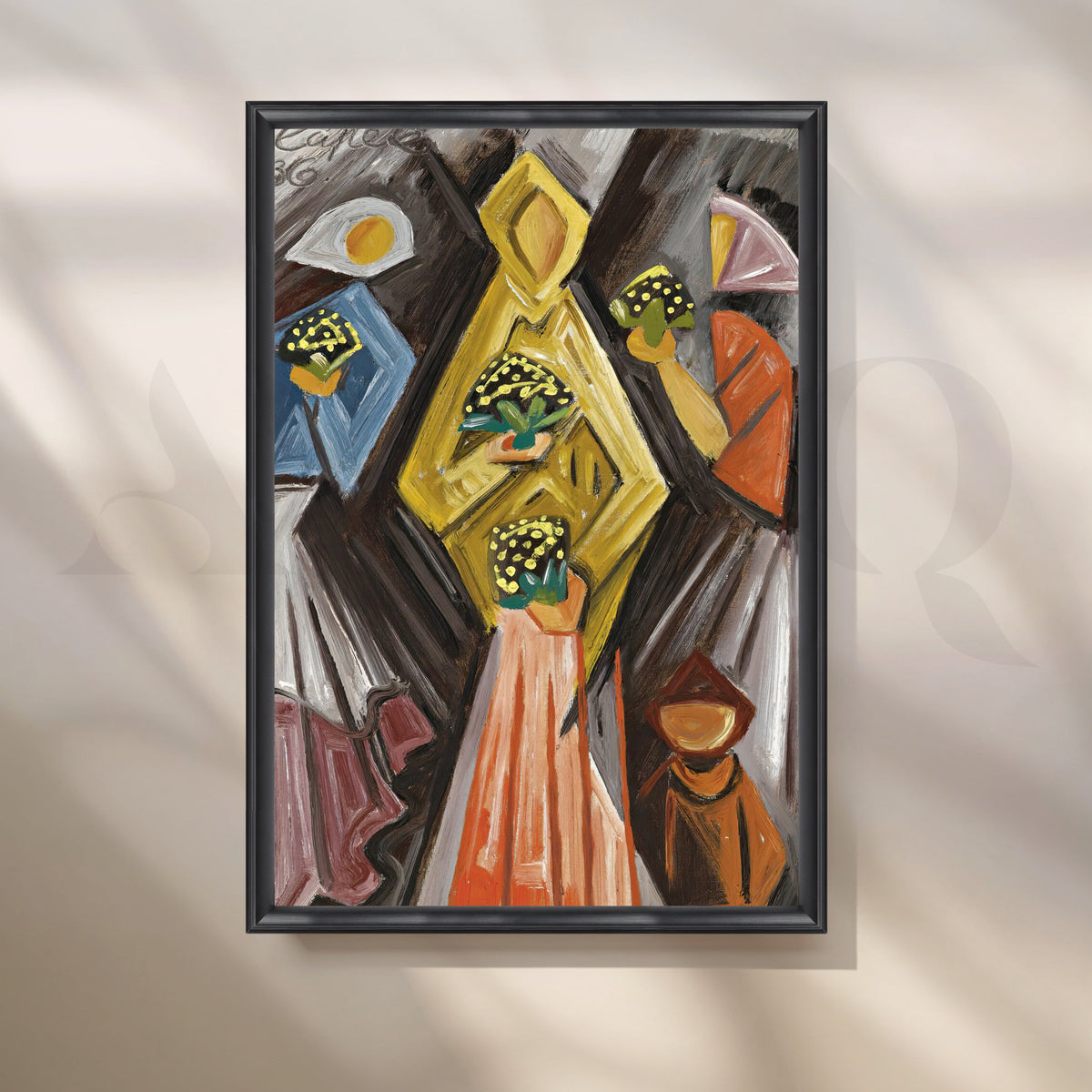 Bouquet Procession Canvas Artwork – Asha Art Studio – Image 3