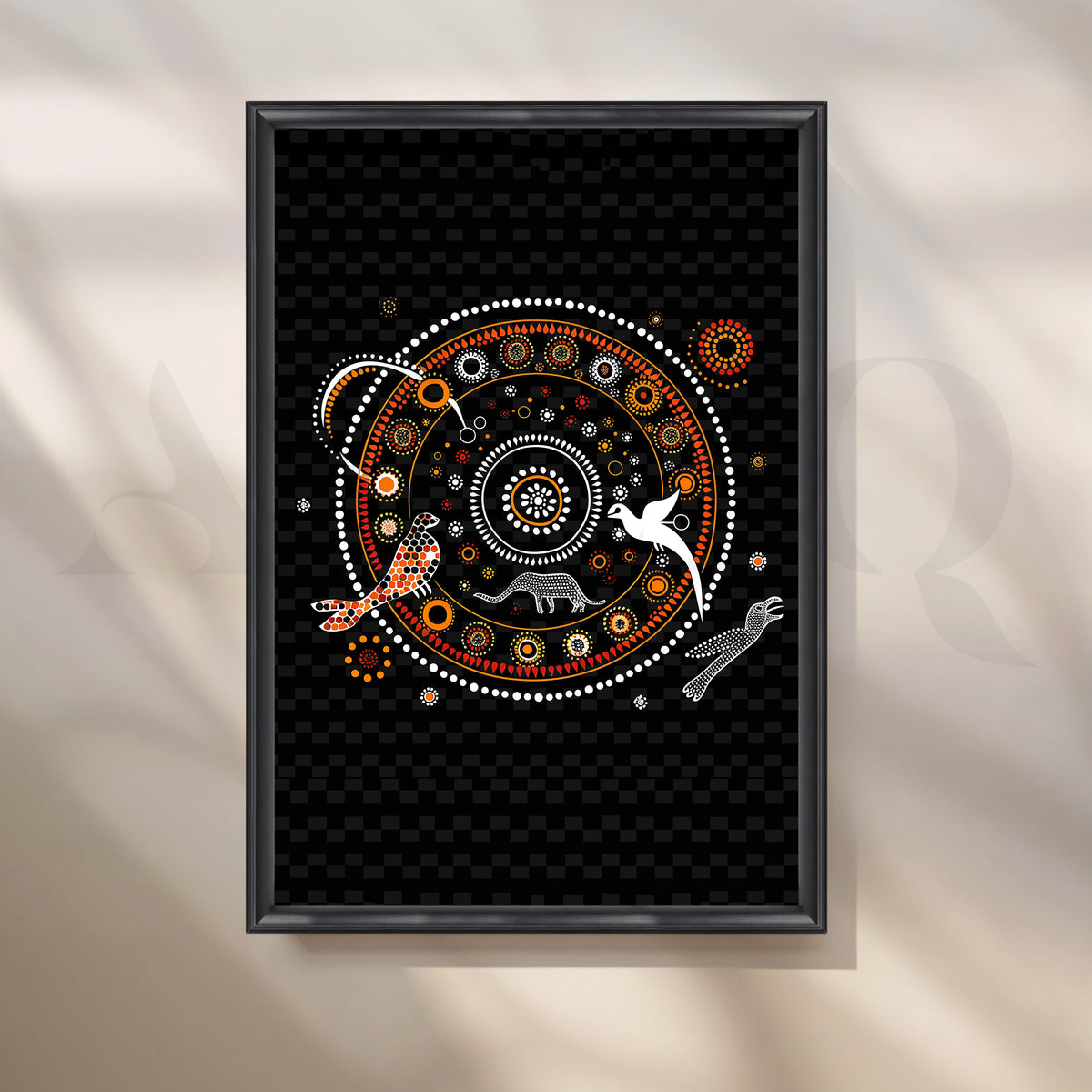 Cosmic Wildlife Canvas Artwork – Asha Art Studio – Image 3