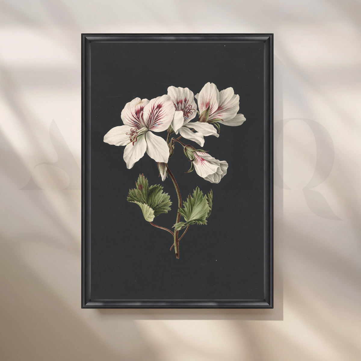 Vintage Gardenia Cluster Canvas Artwork – Asha Art Studio – Image 3