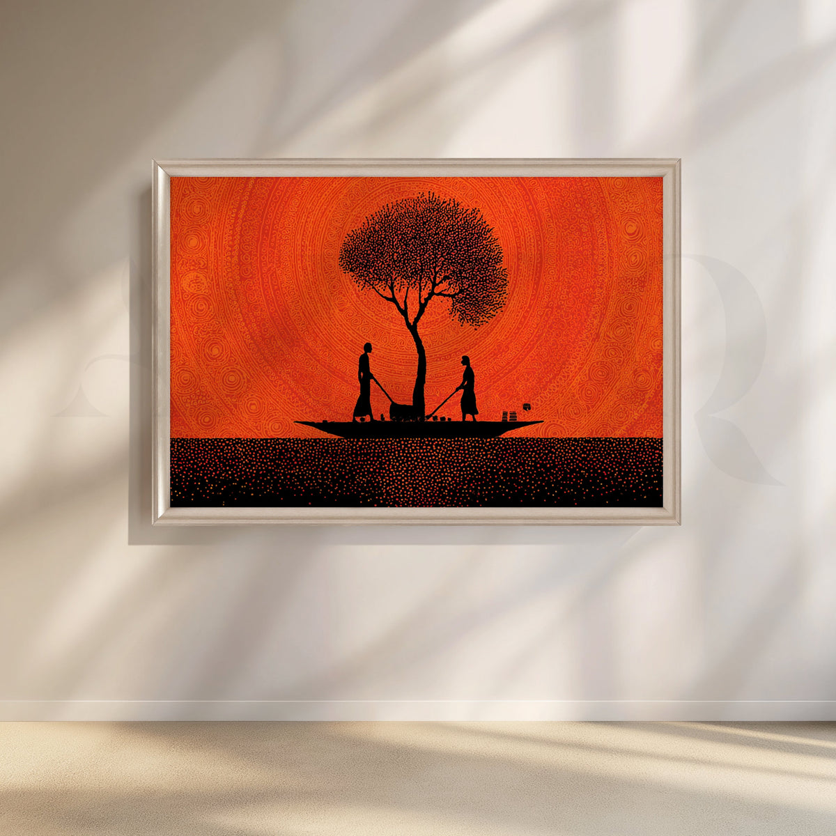Tree of Life on the Lake Canvas Artwork – Asha Art Studio – Image 4