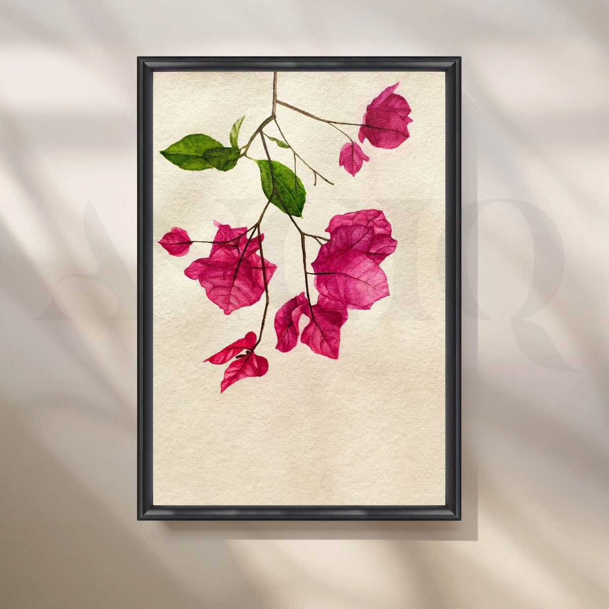 Tropical Bloom Canvas Artwork – Asha Art Studio – Image 3