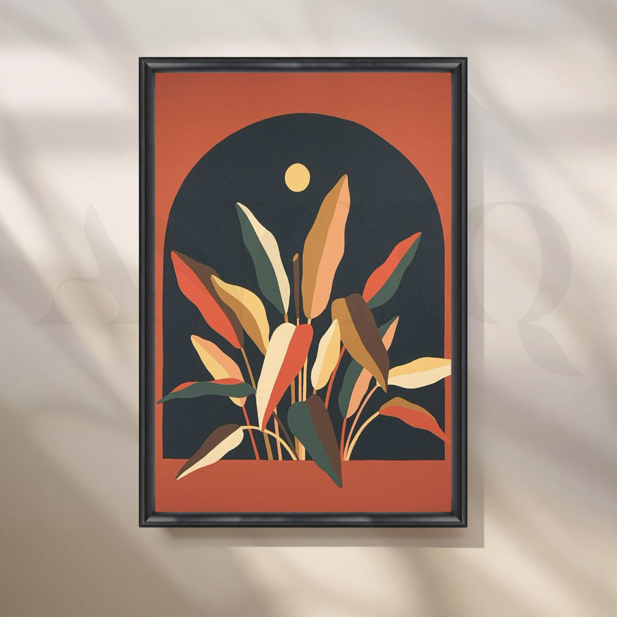 Tropical Arch Canvas Artwork – Asha Art Studio – Image 3