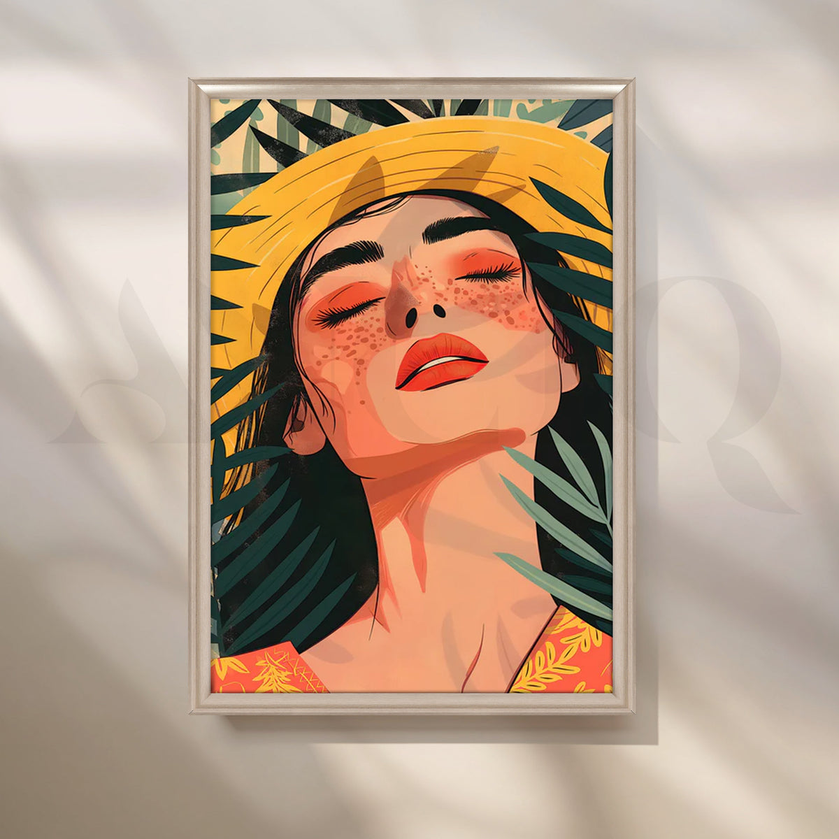 Tropical Daydream Canvas Painting for Living Room – Asha Art Studio – Image 4