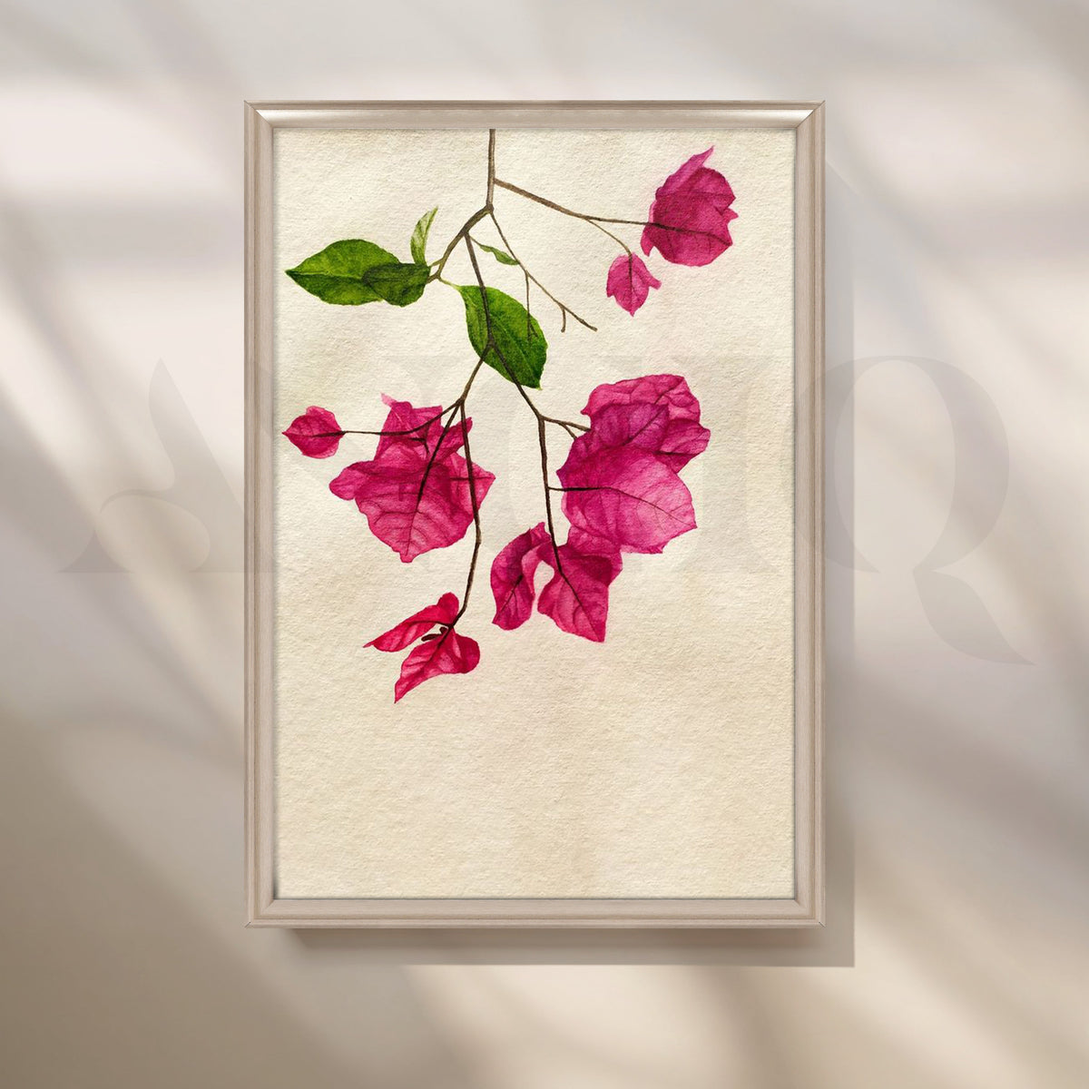 Tropical Bloom Canvas Artwork – Asha Art Studio – Image 4