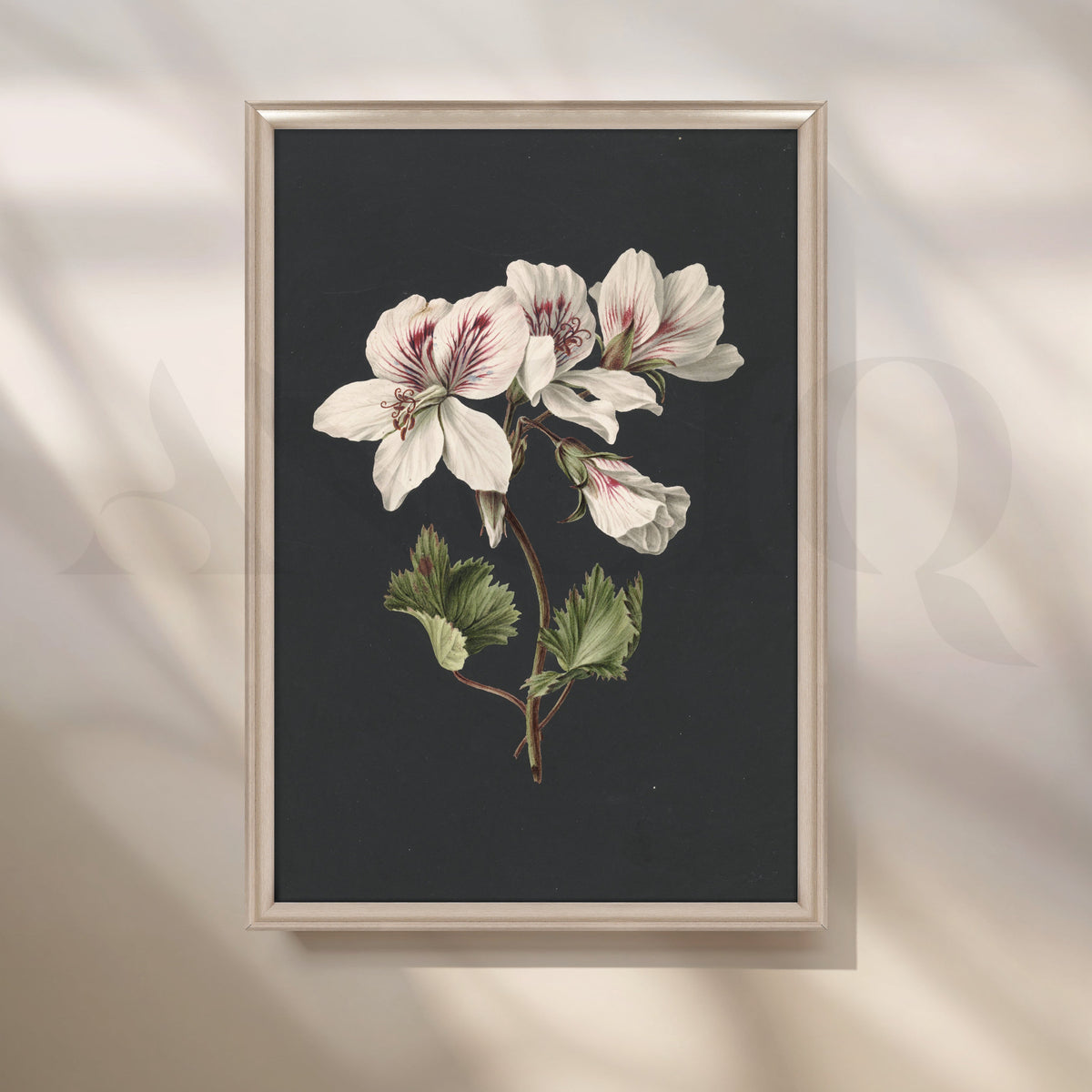 Vintage Gardenia Cluster Canvas Artwork – Asha Art Studio – Image 4
