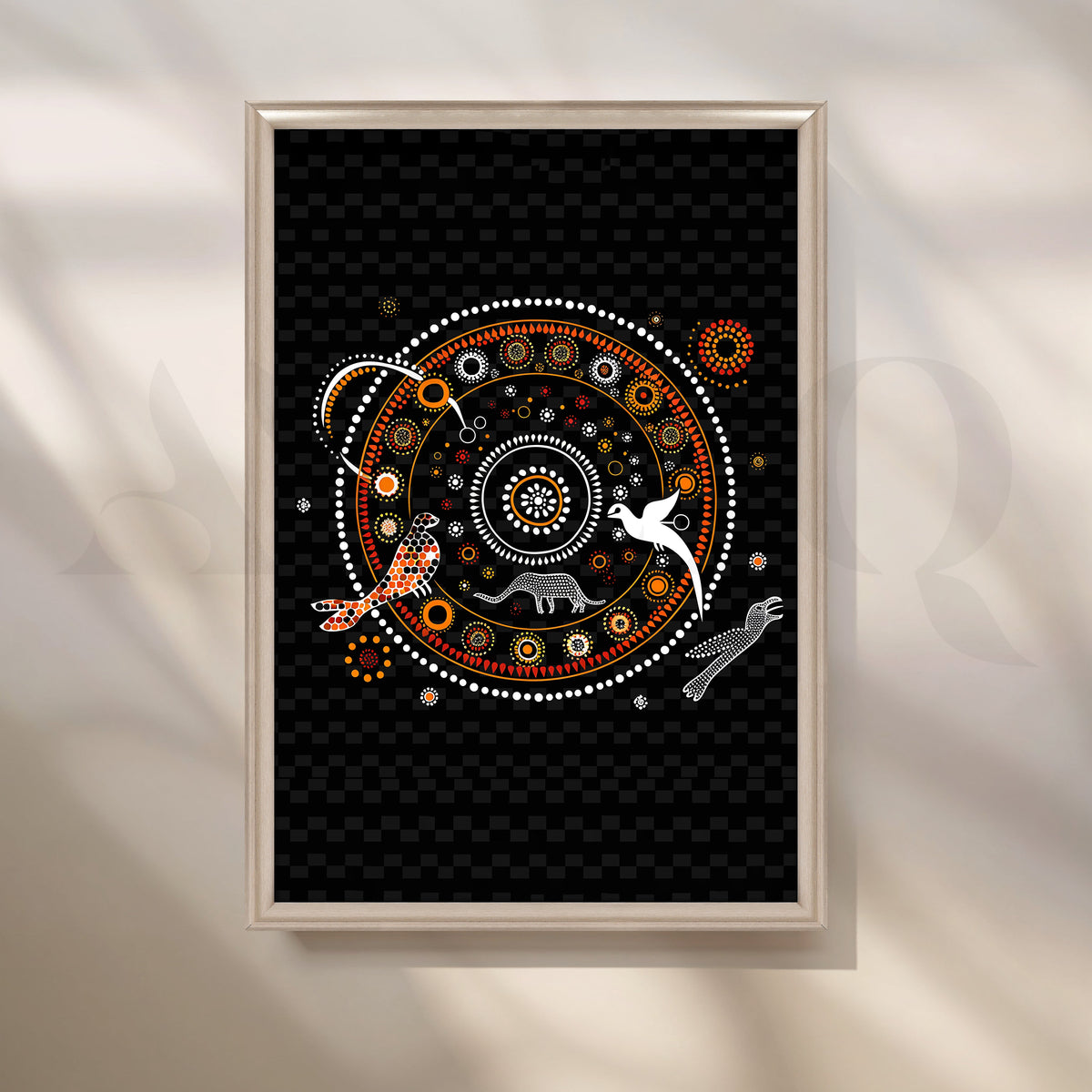 Cosmic Wildlife Canvas Artwork – Asha Art Studio – Image 4