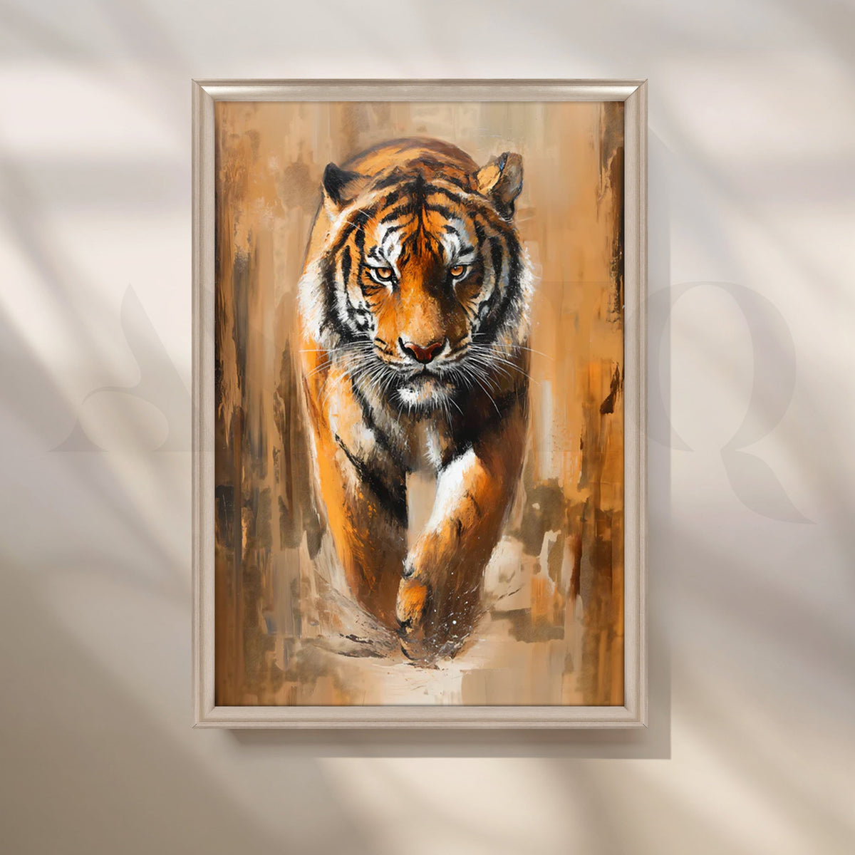 Charge of the Tiger Canvas Artwork – Asha Art Studio – Image 4