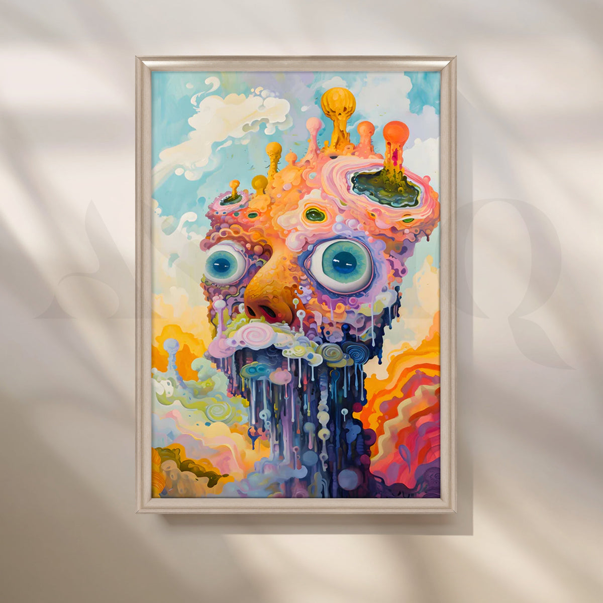 Cosmic Melt Canvas Painting for Creative Studio – Asha Art Studio – Image 4