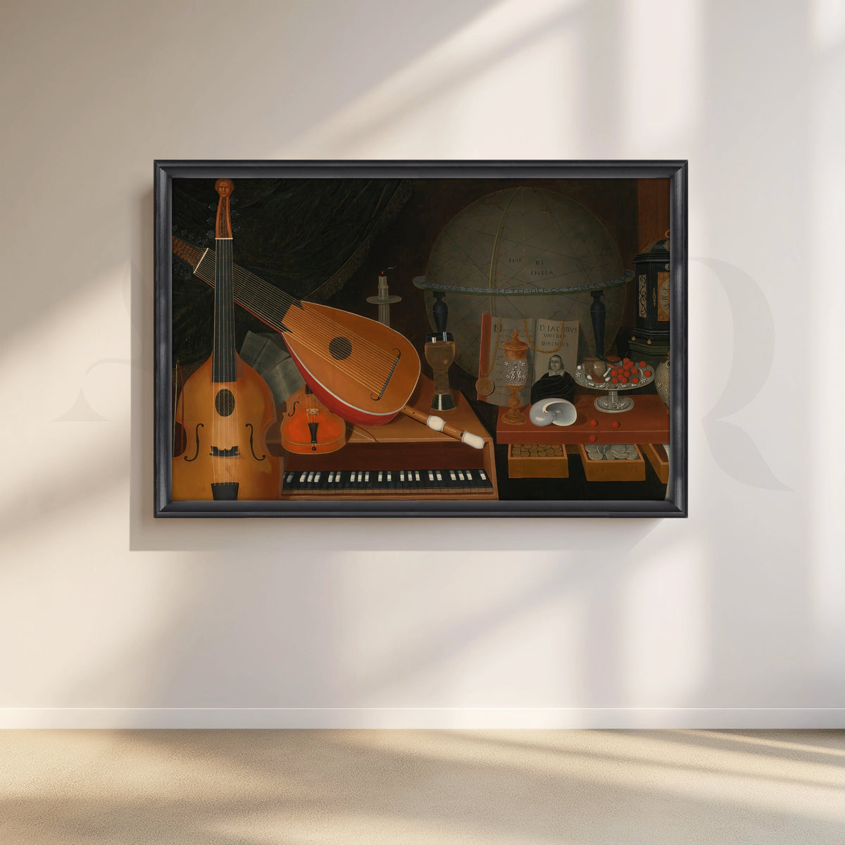 Musical Instruments Still Life Canvas Artwork – Asha Art Studio – Image 3