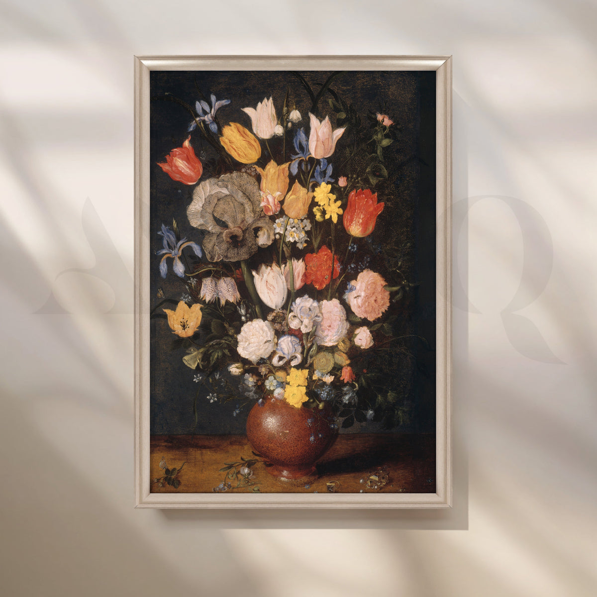 Dutch Floral Vase Canvas Artwork – Asha Art Studio – Image 4