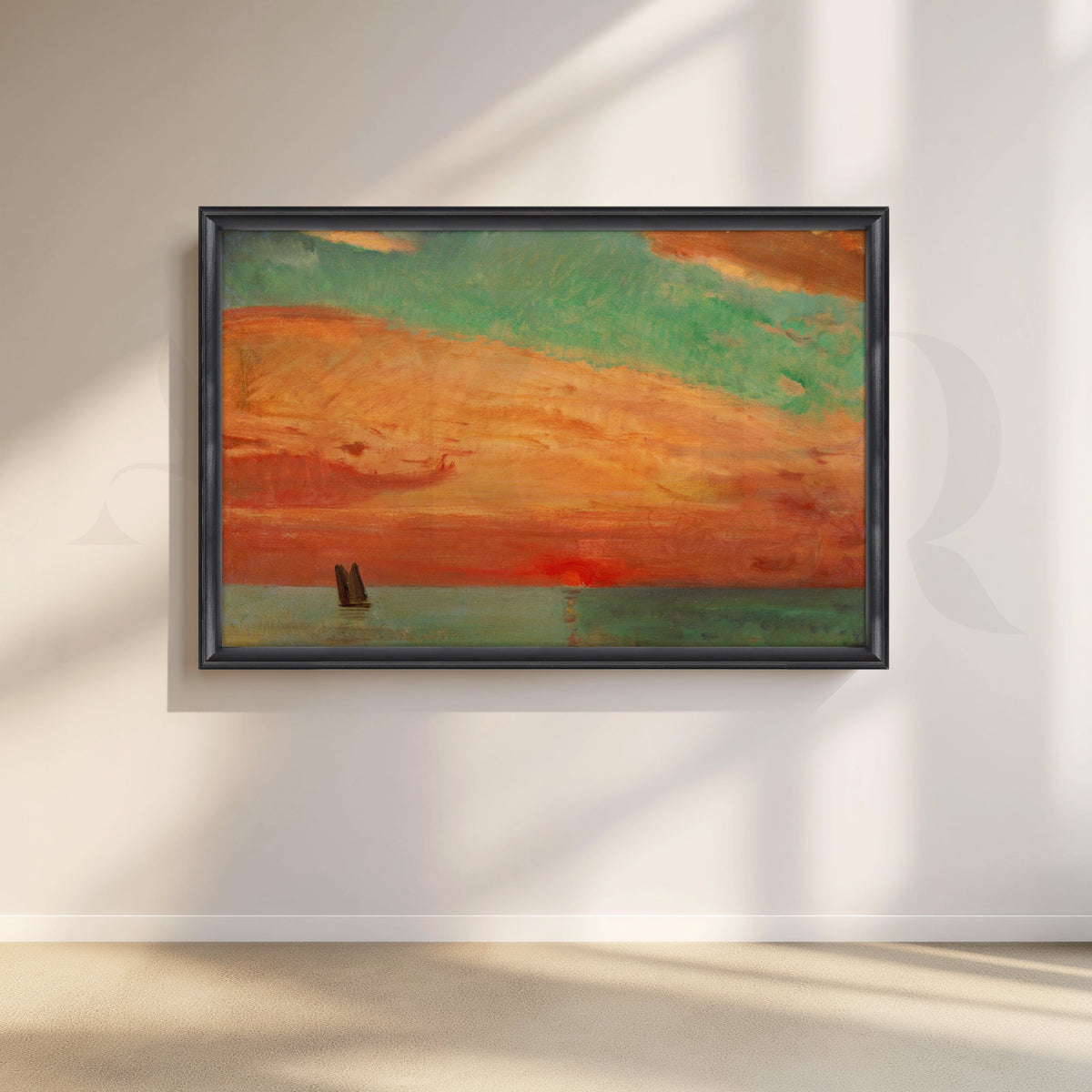 Sunset Sail Canvas Artwork – Asha Art Studio – Image 3