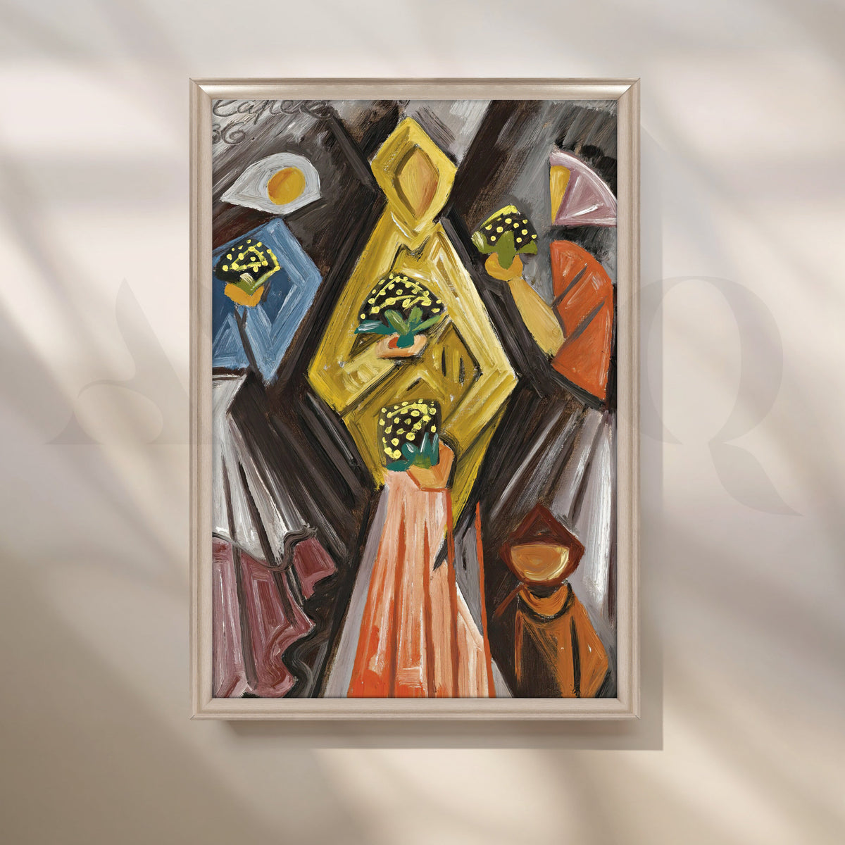 Bouquet Procession Canvas Artwork – Asha Art Studio – Image 4